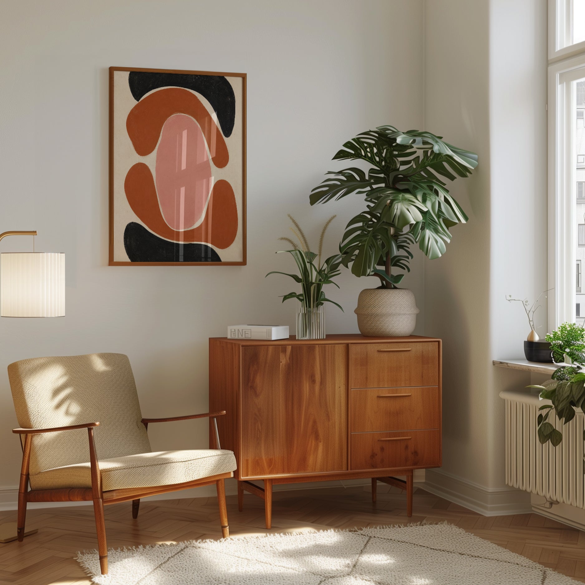 Mid Century Modern Wall Art - interior