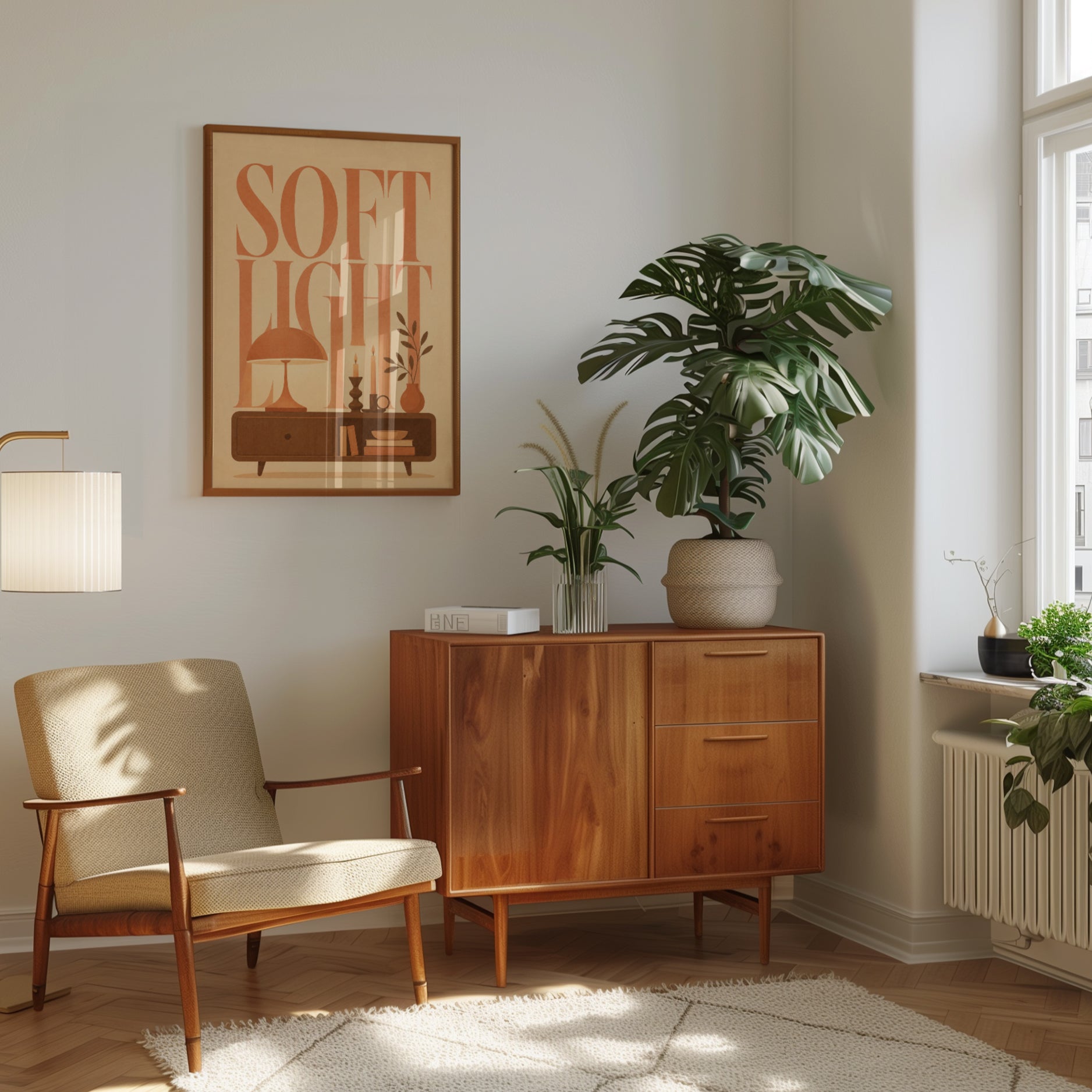 Retro Mid-Century Wall Art - interior