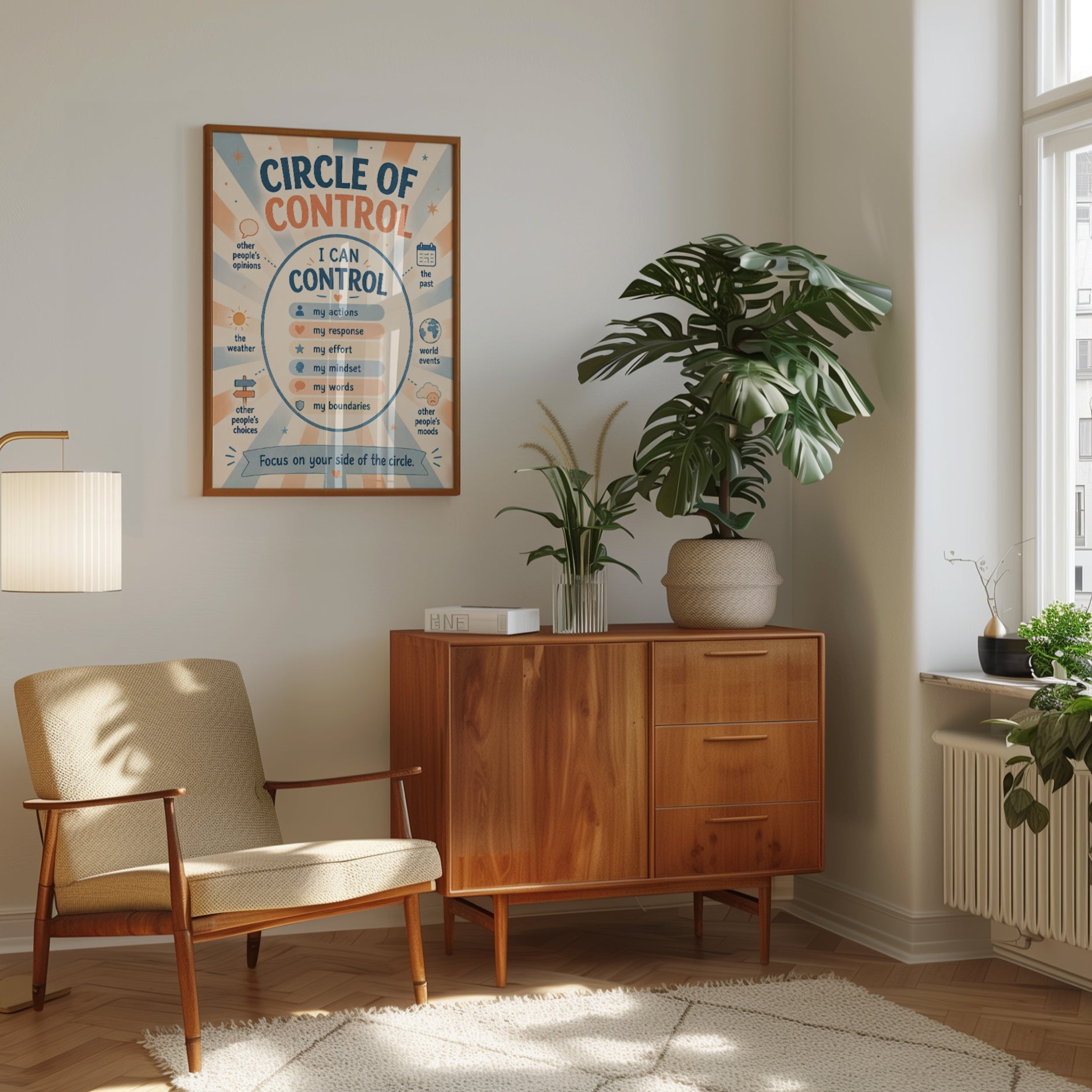 Circle of Control Poster – Classroom Decor - interior
