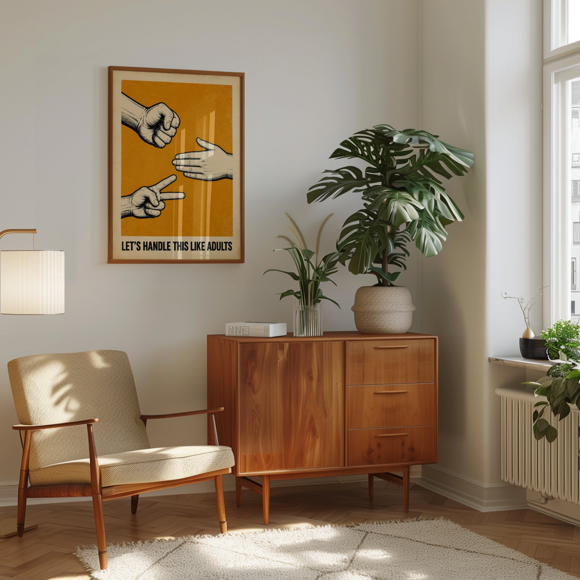 Rock Paper Scissors Poster - interior