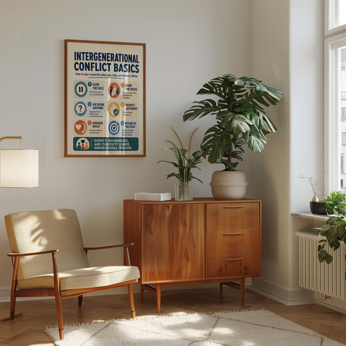 Intergenerational Conflict Wall Art - interior
