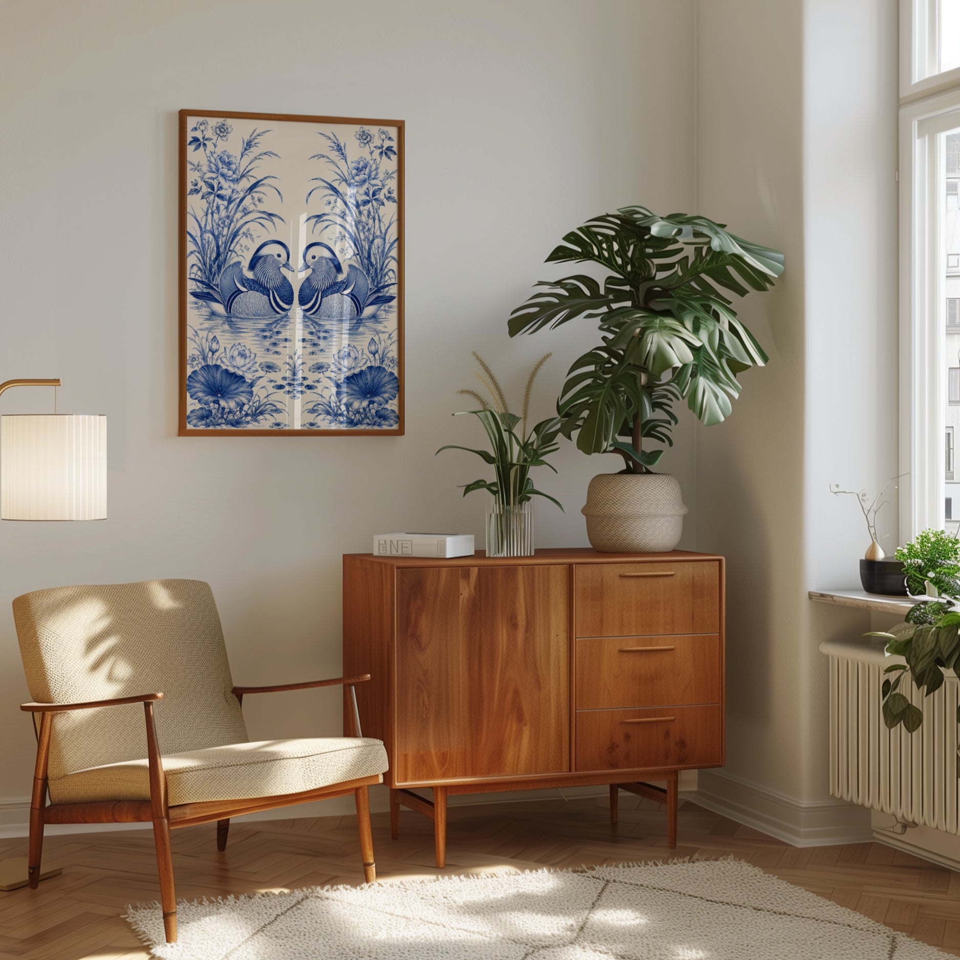 Mandarin Duck Wall Art - interior