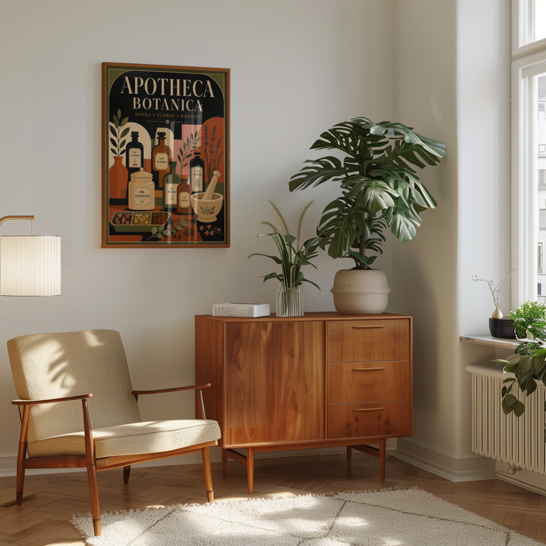 Herbal Apothecary Print - interior