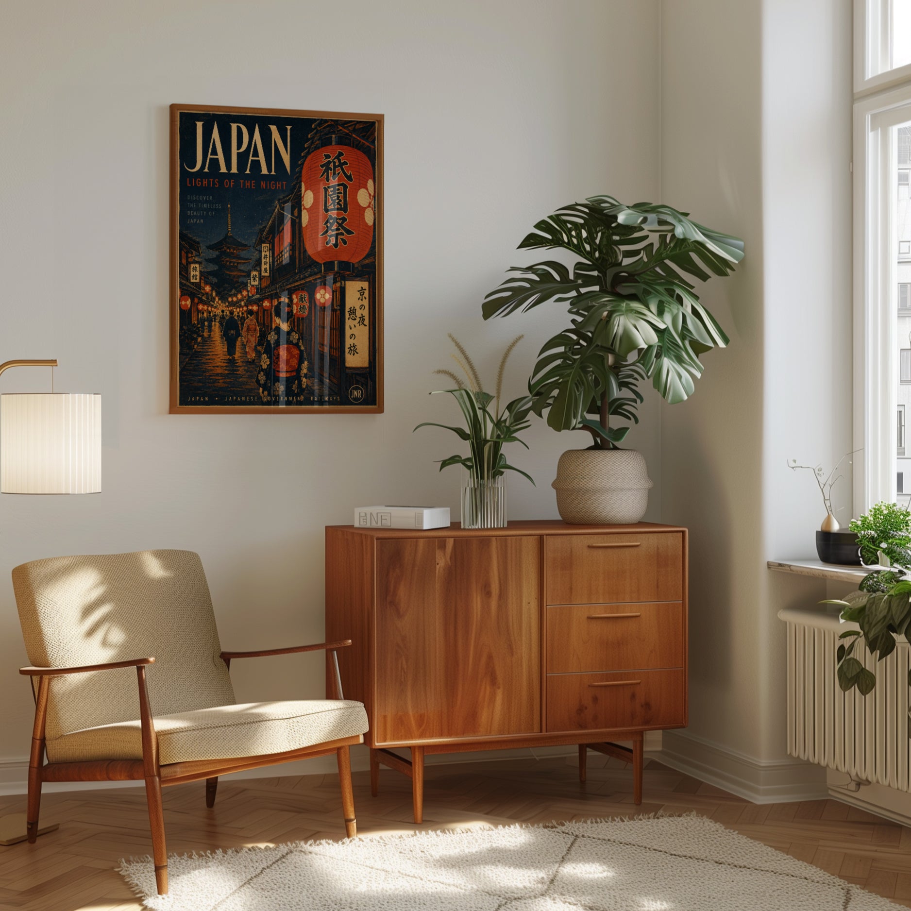 Japan Travel Poster – Vintage Japanese Wall Art - interior