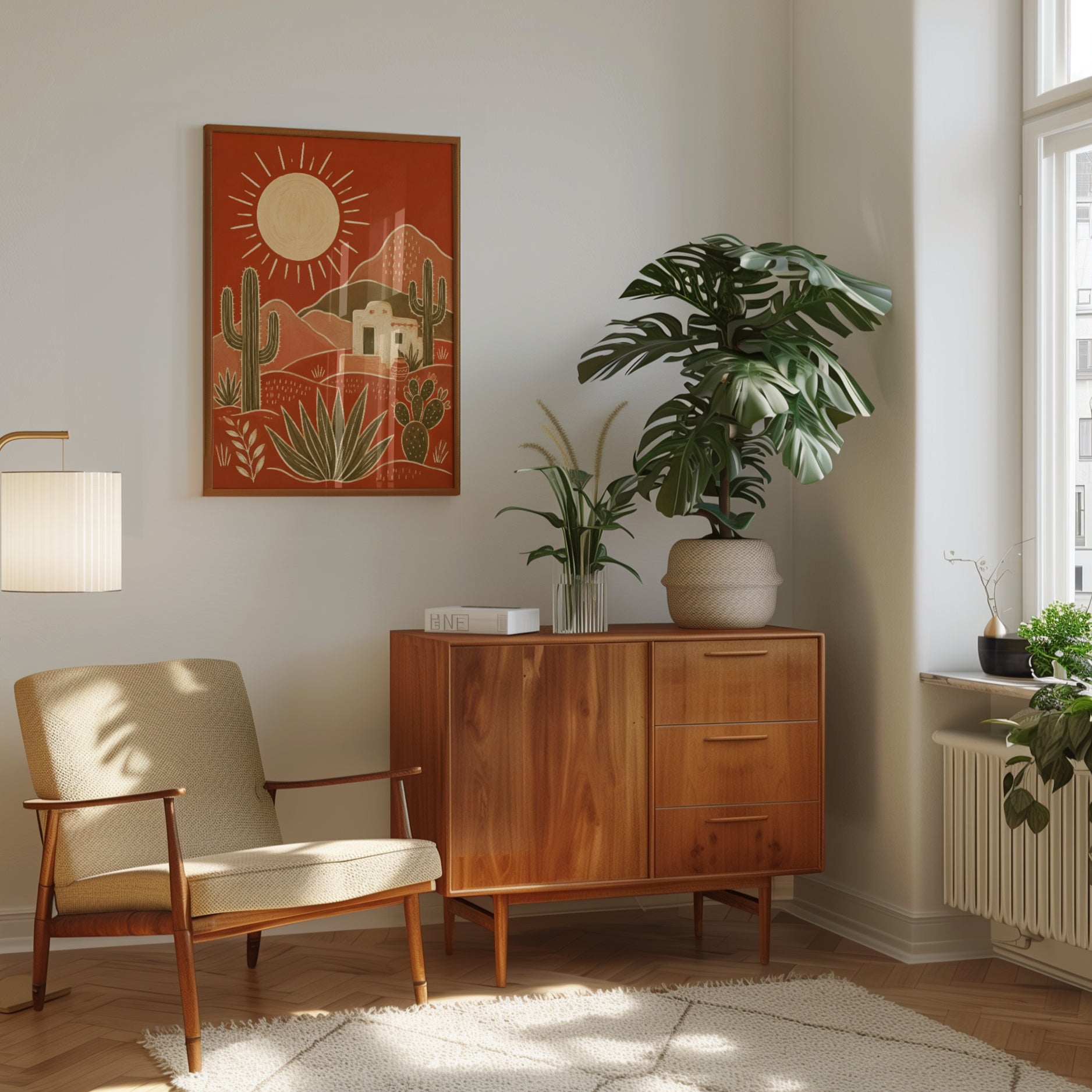 Desert Landscape Wall Art - interior