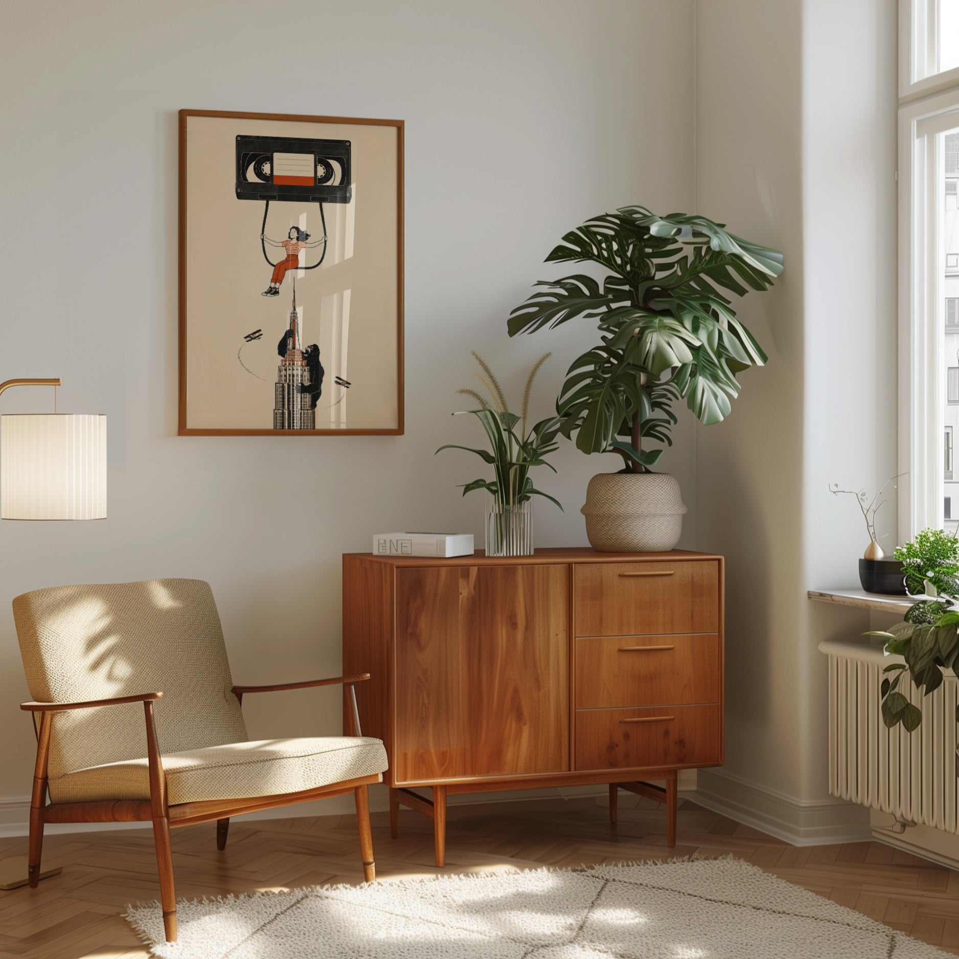 Retro Music Art Print - interior
