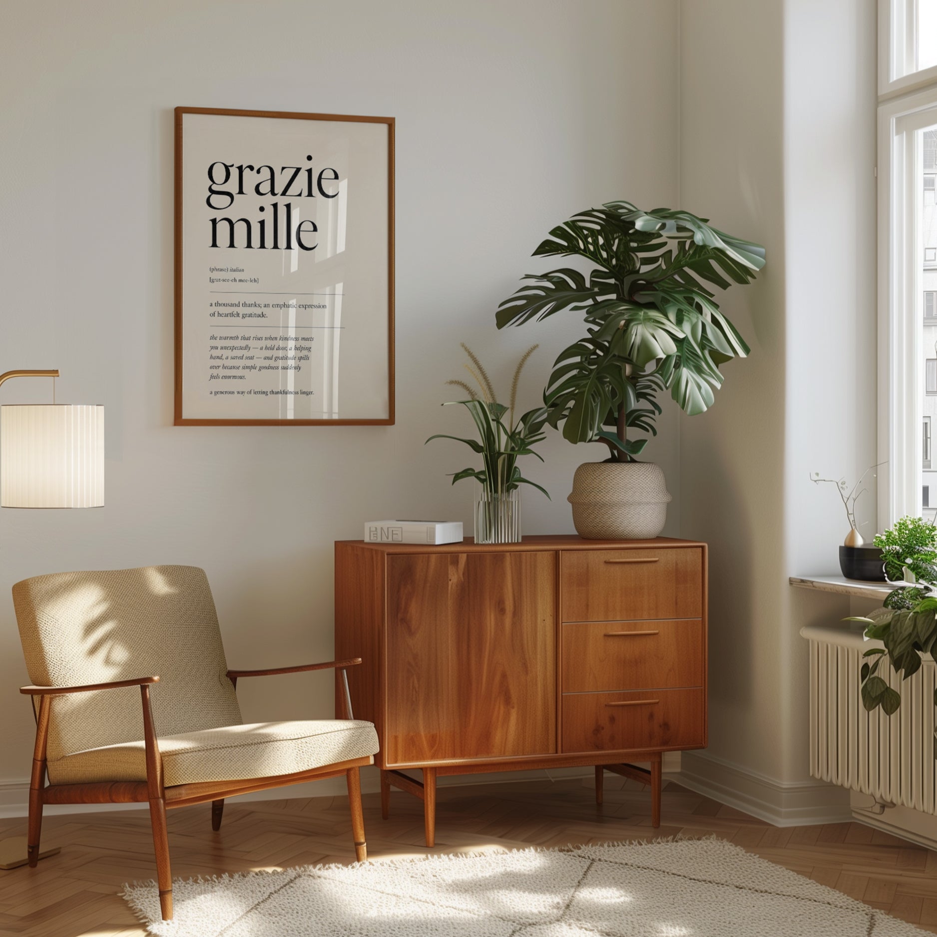 Grazie Mille Wall Art - interior
