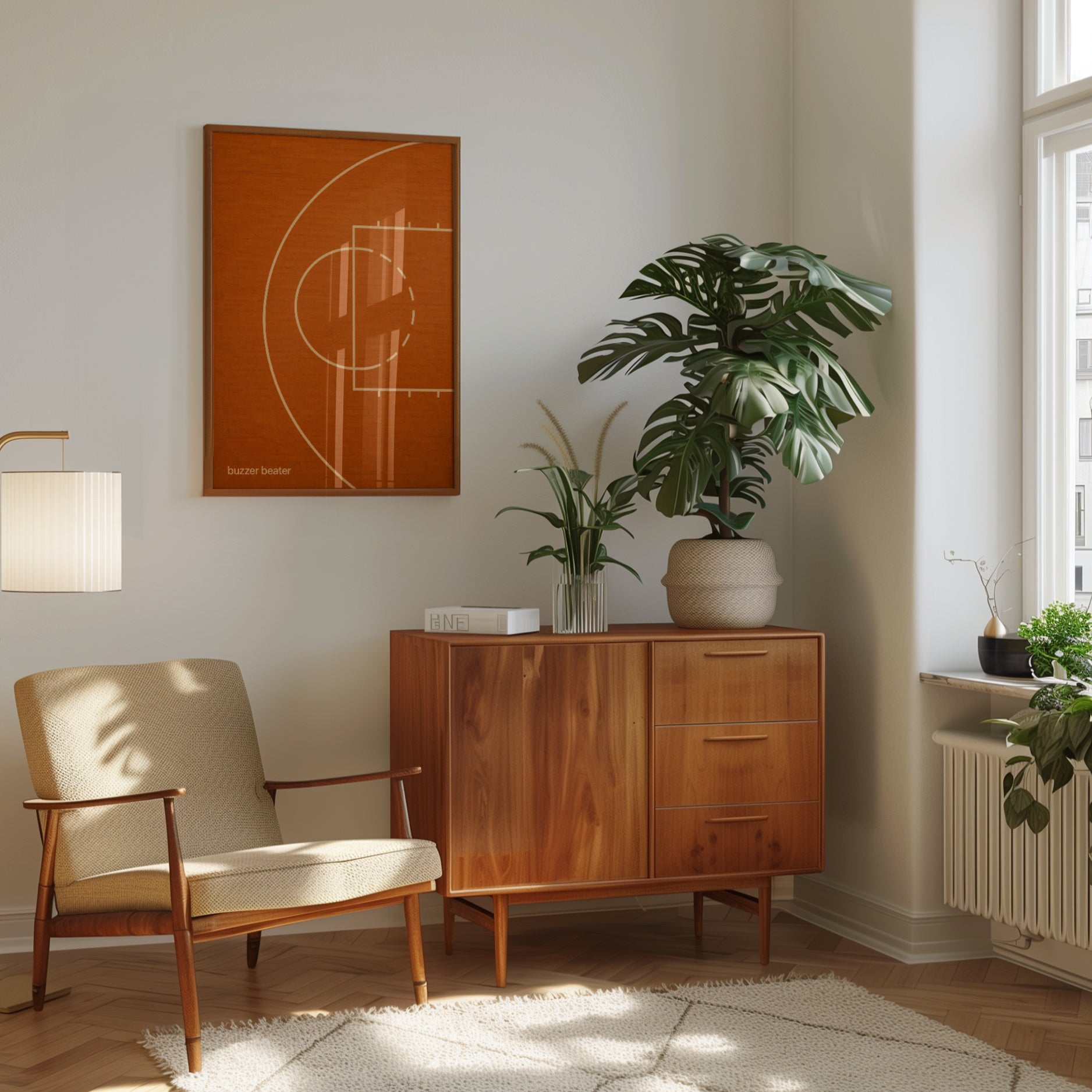 Basketball Court Poster - interior