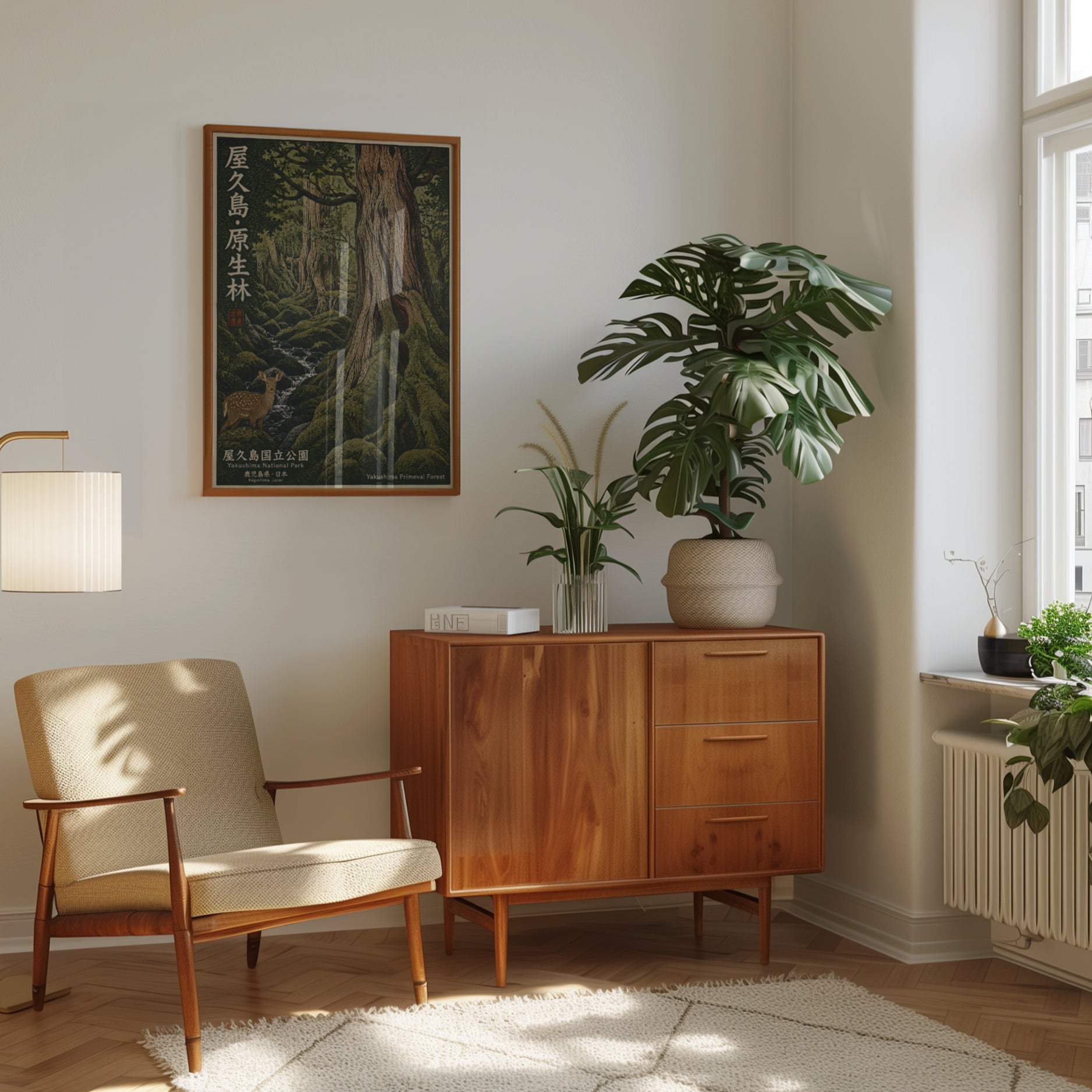 Japanese Forest Wall Art - interior