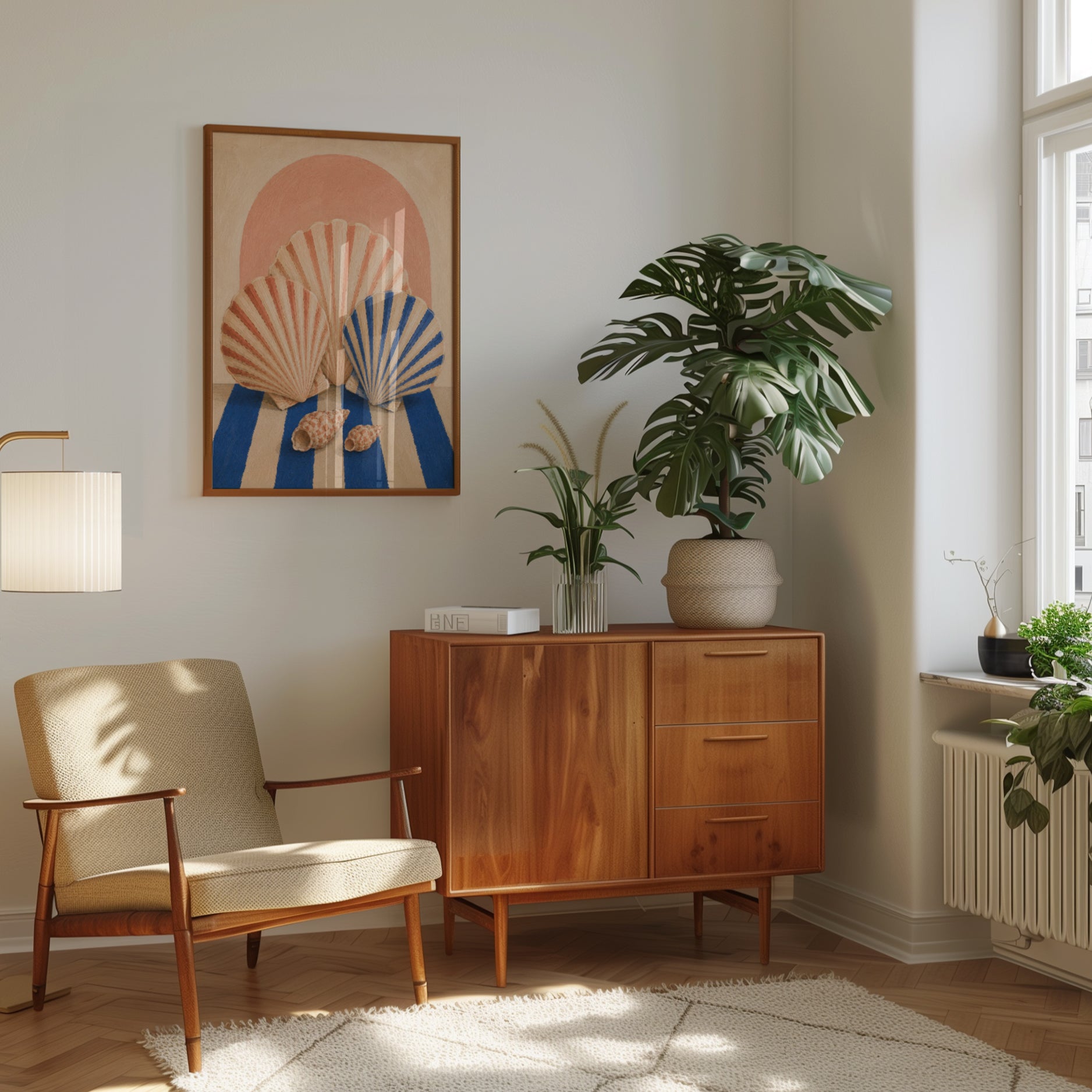 Seashell Print - interior