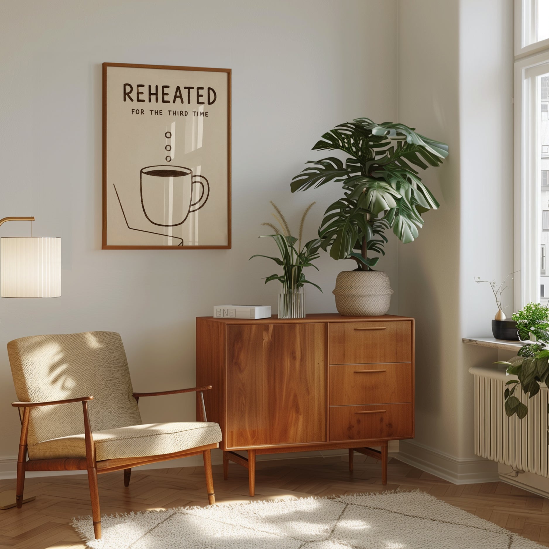 Coffee Kitchen Wall Art – Funny Coffee Print - interior