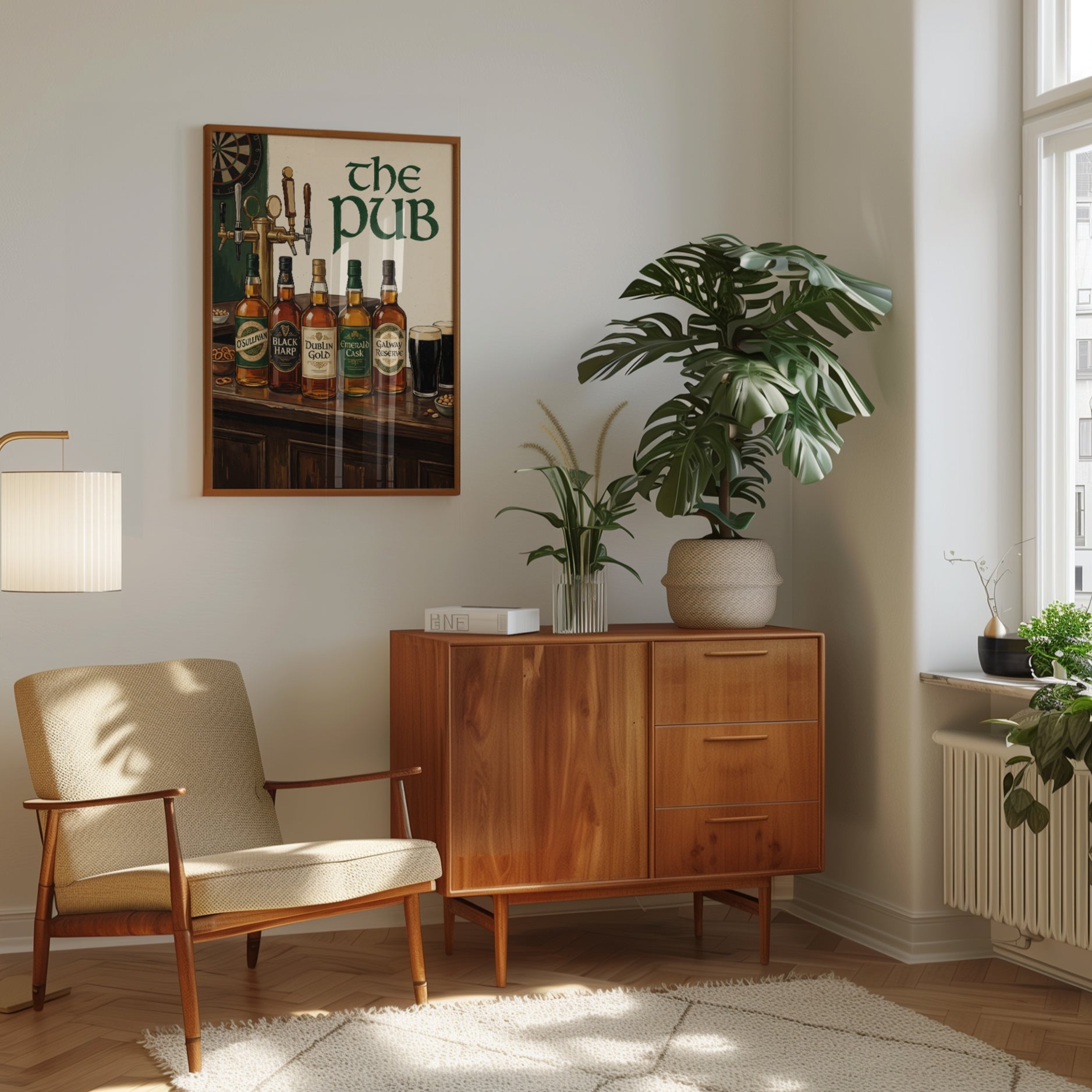 Irish Pub Print - interior
