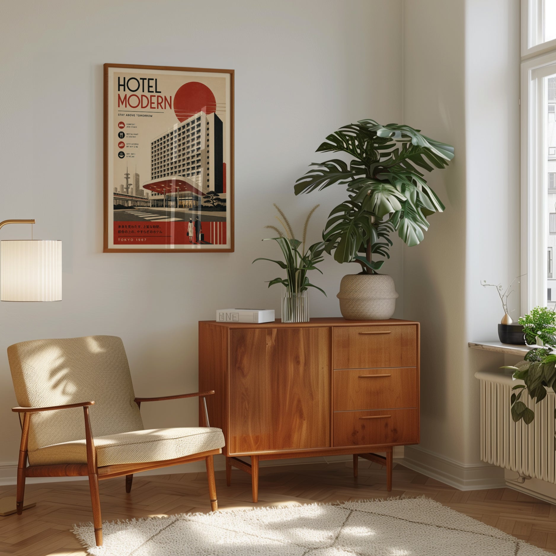 Tokyo Travel Poster – Retro Japan Print - interior