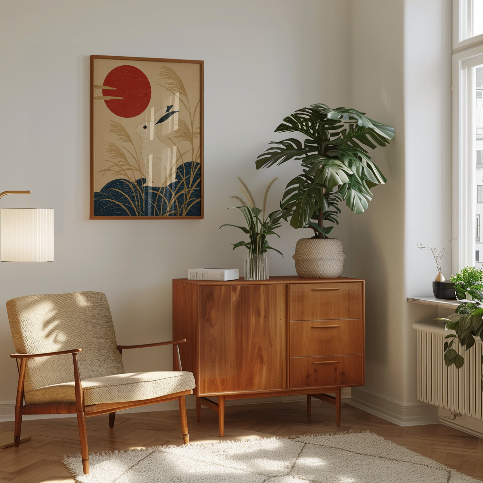 Moon Rabbit Art Print - interior