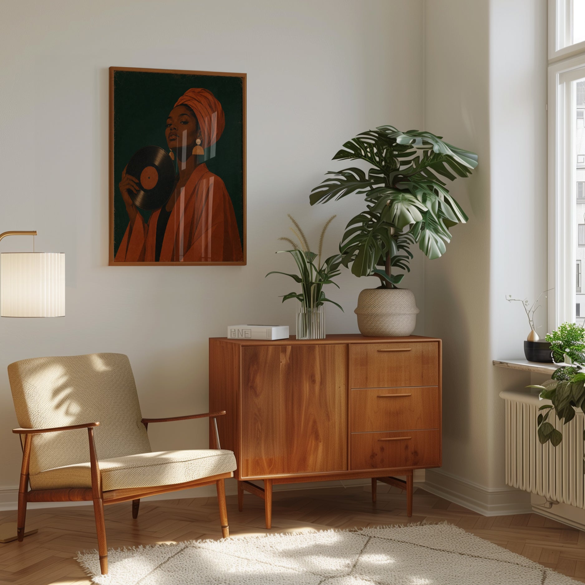 Vinyl Record Wall Art – Music Lover Print - interior