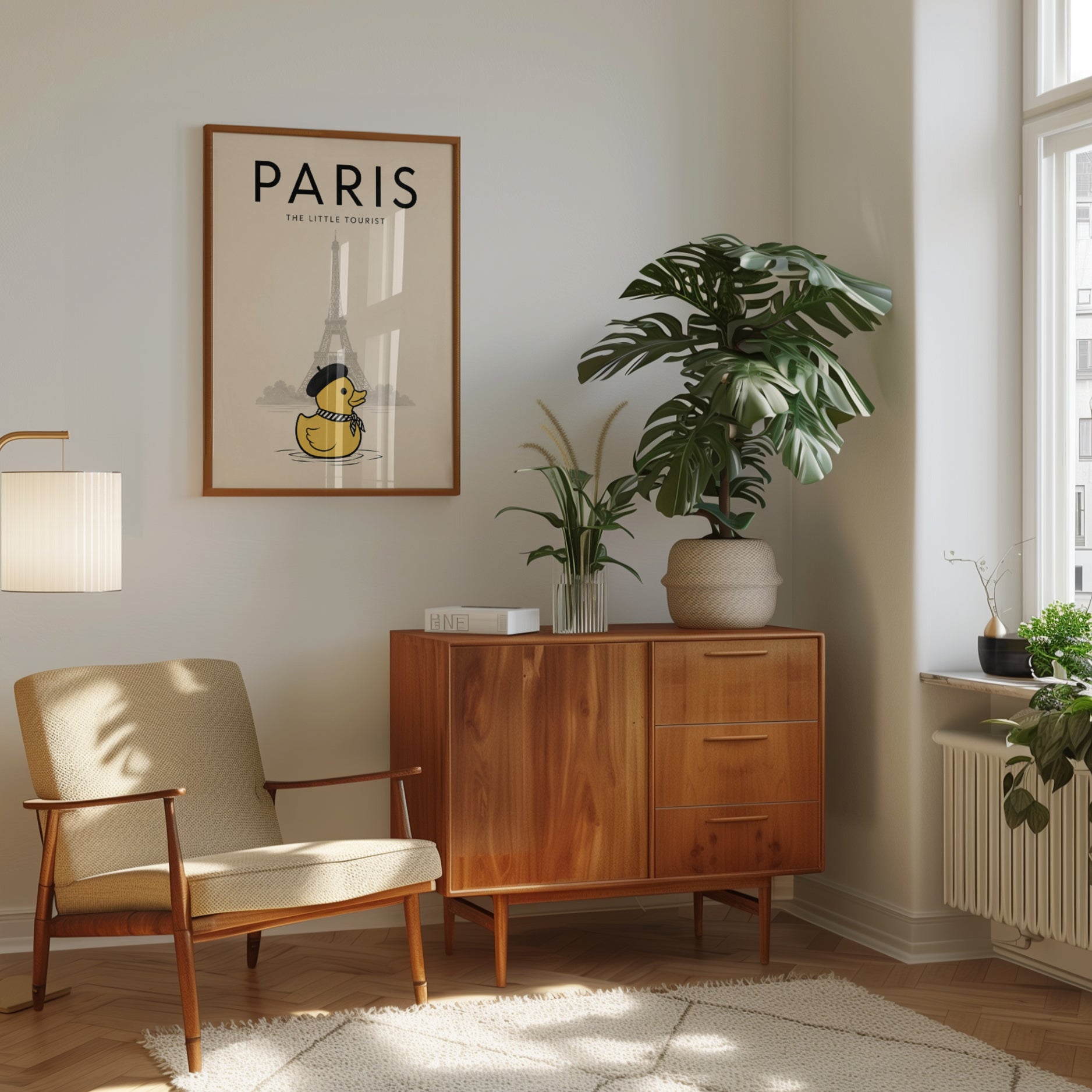 Paris Travel Poster – Eiffel Tower Print - interior