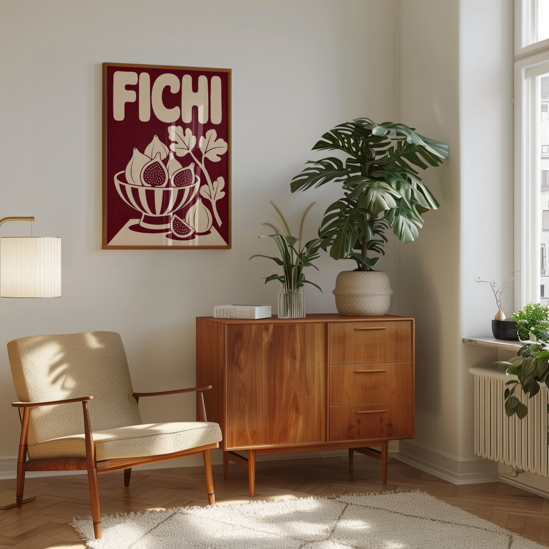 Fig Fruit Wall Art - interior