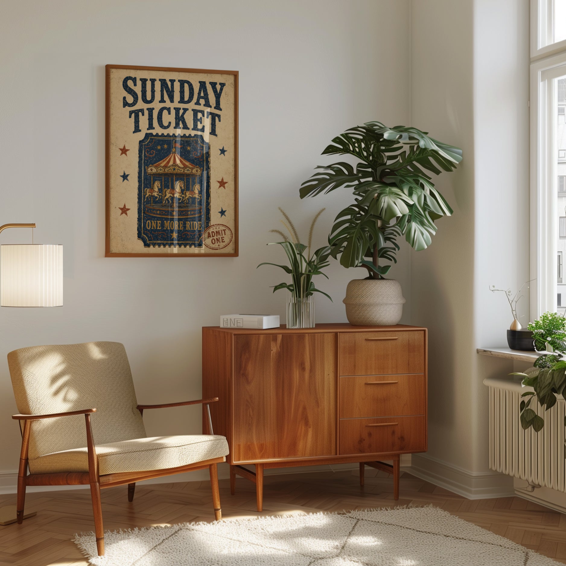Vintage Carnival Poster - interior