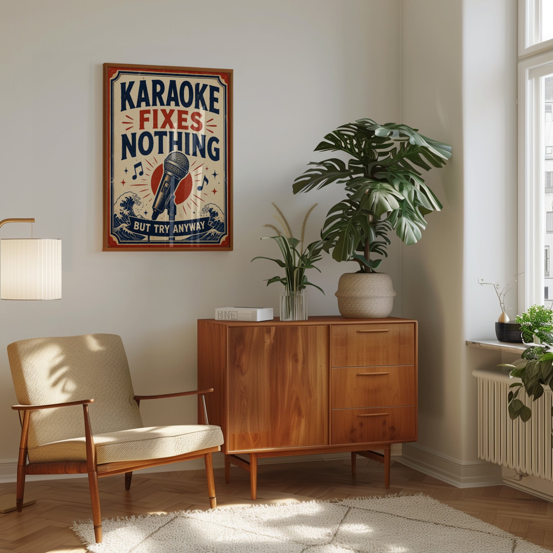 Karaoke Wall Art – Music Room Decor - interior