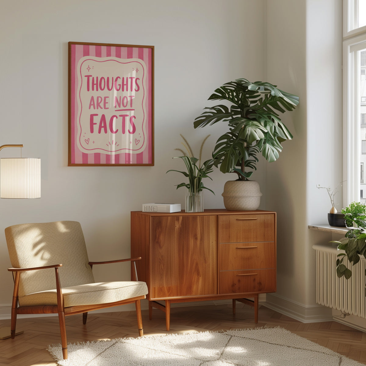 Mental Health Print – Bold Typography Poster - interior