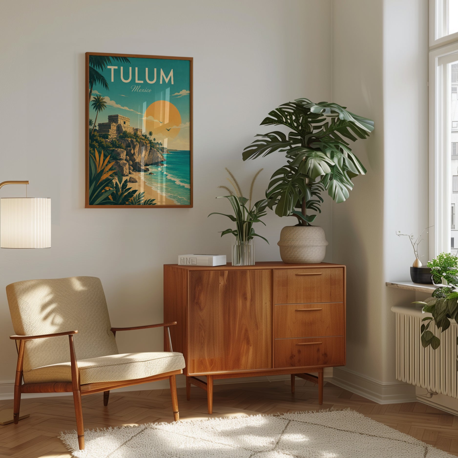 Tulum Travel Poster – Mexico Wall Art - interior
