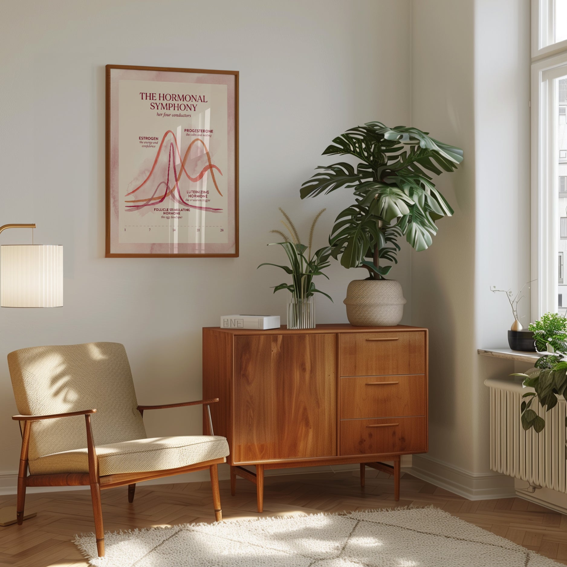 Menstrual Cycle Poster - interior