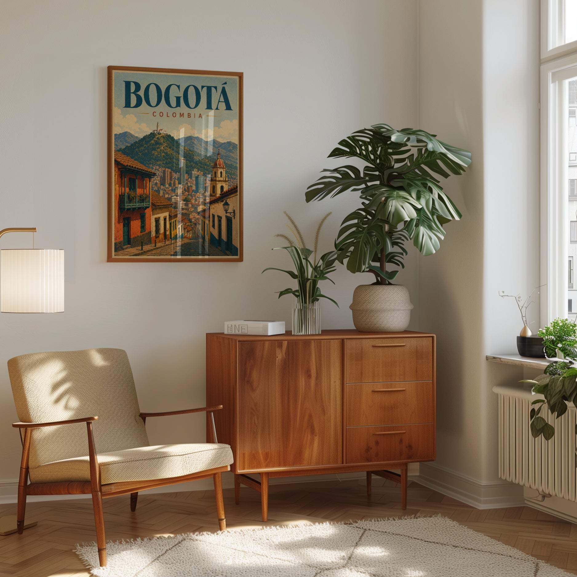 Bogota Travel Poster – Colombia Wall Art - interior