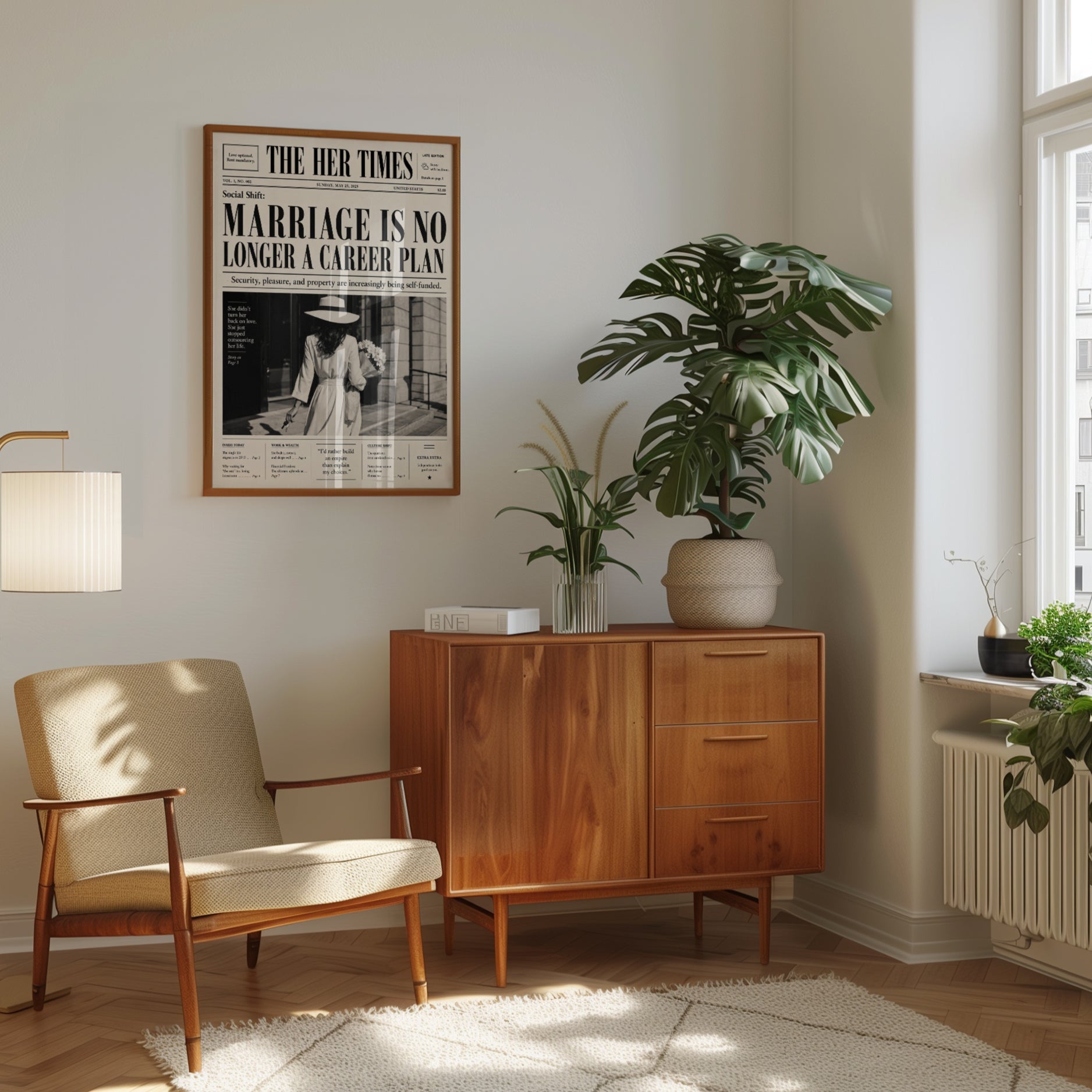 Feminist Newspaper Print - interior