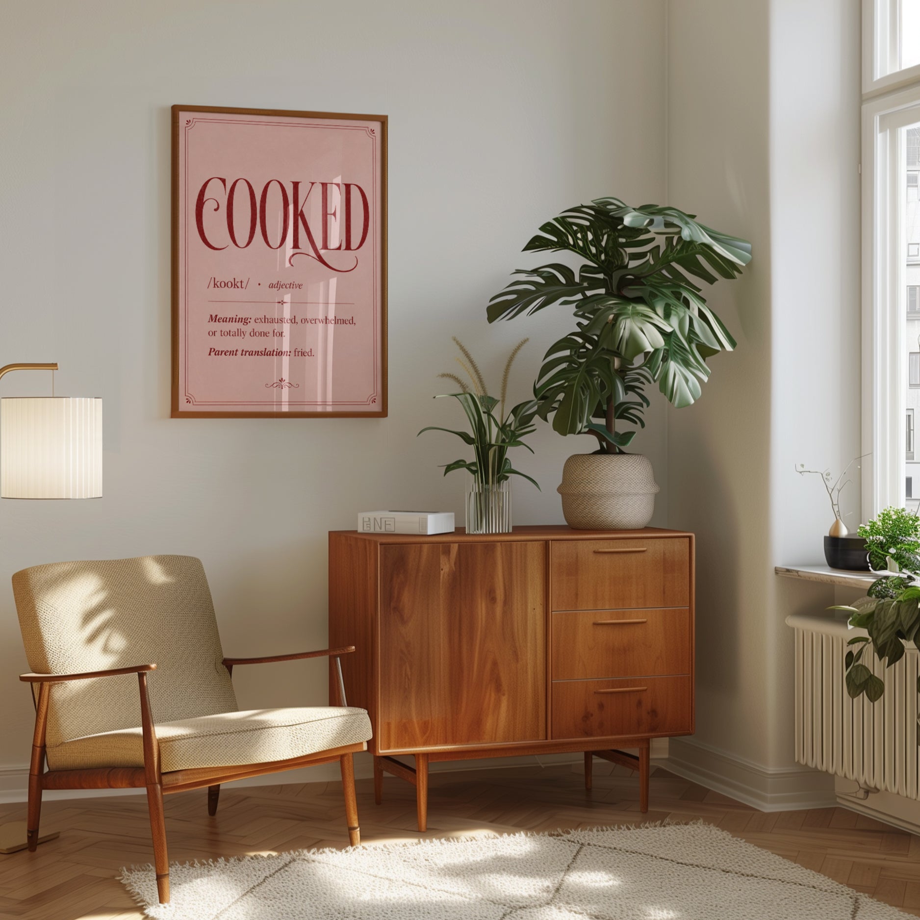 Funny Parent Definition Print - interior