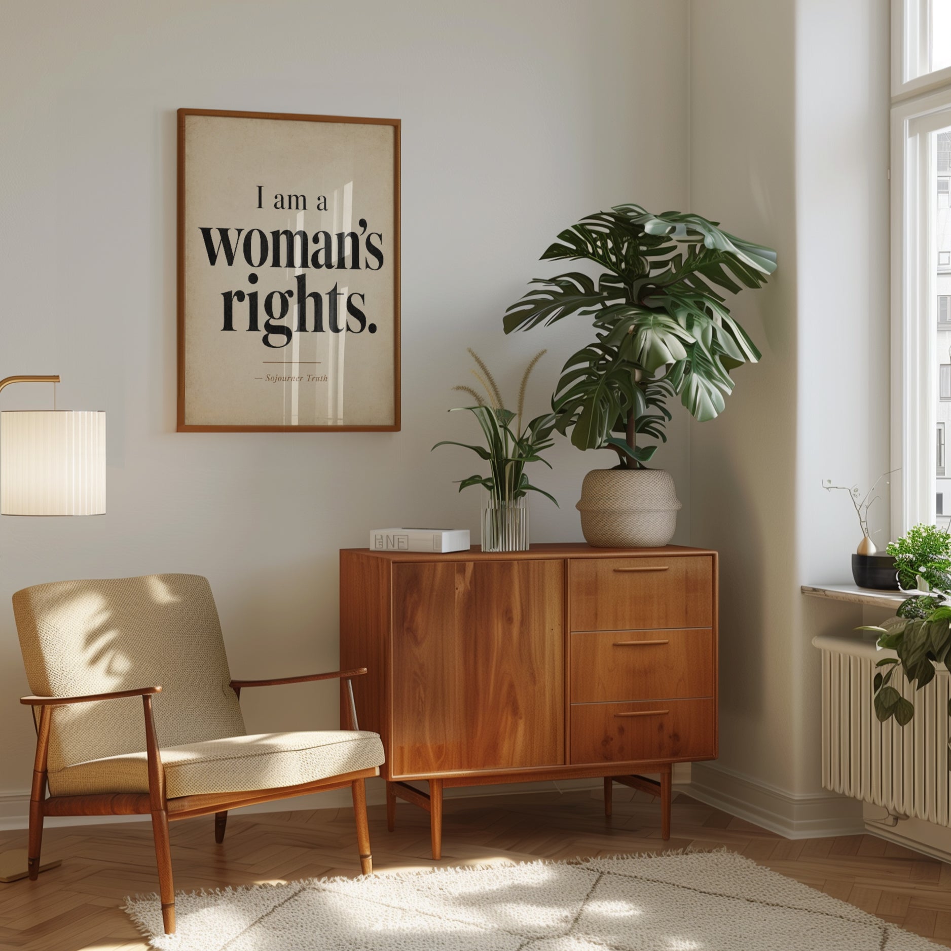 Feminist Wall Art – Women's Rights Print - interior