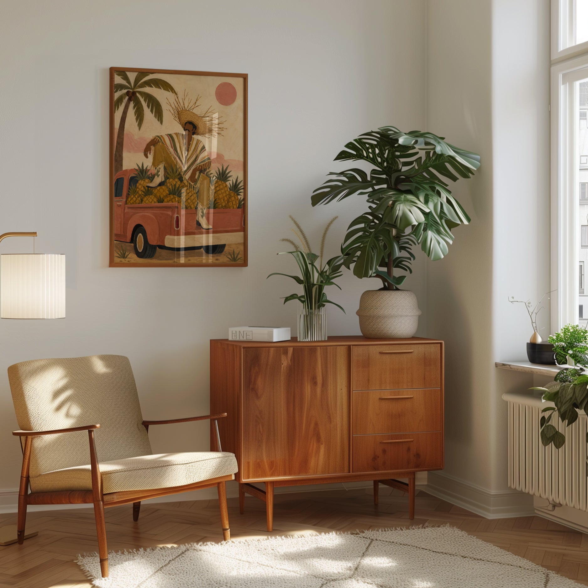 Tropical Vintage Poster - interior