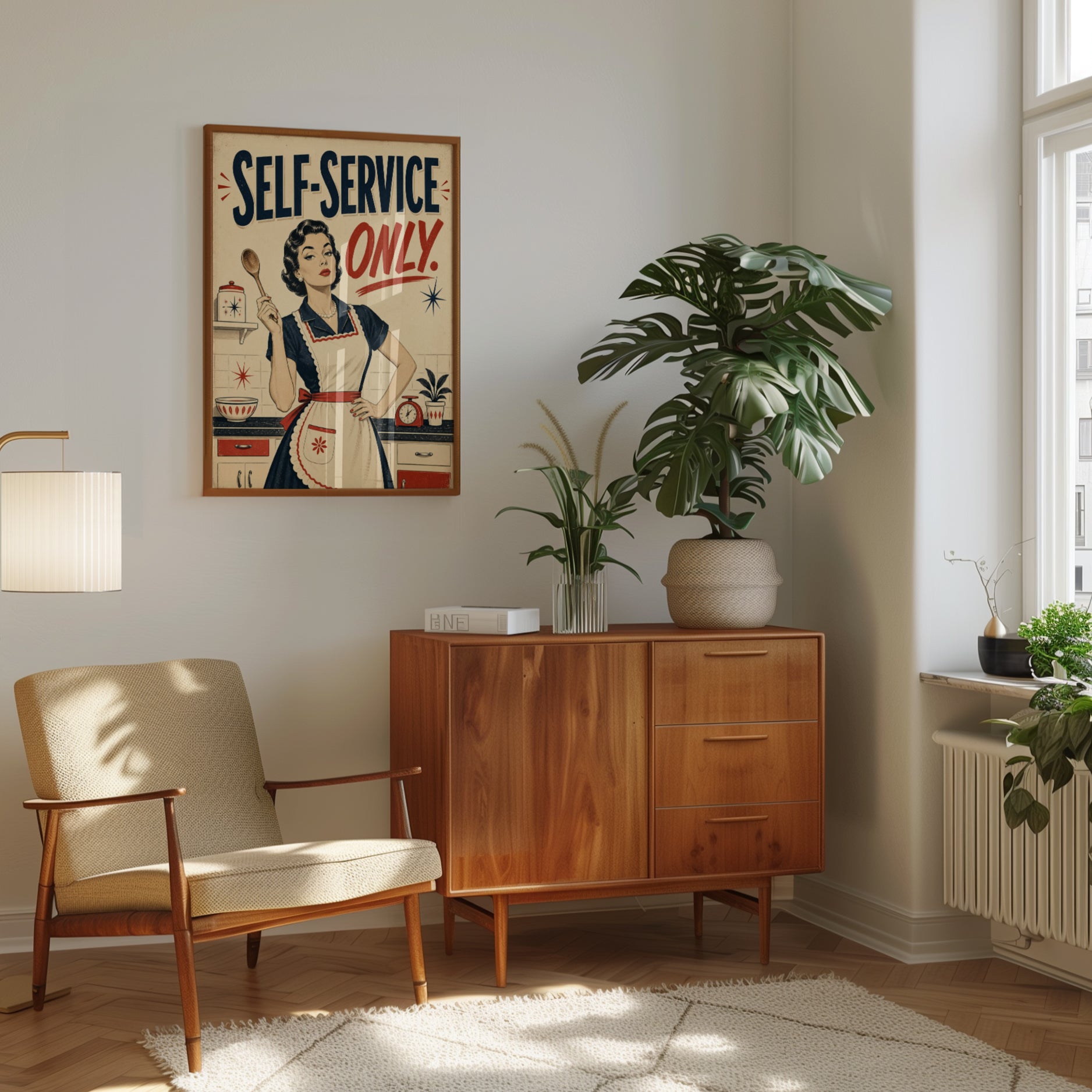 Retro Kitchen Wall Art - interior