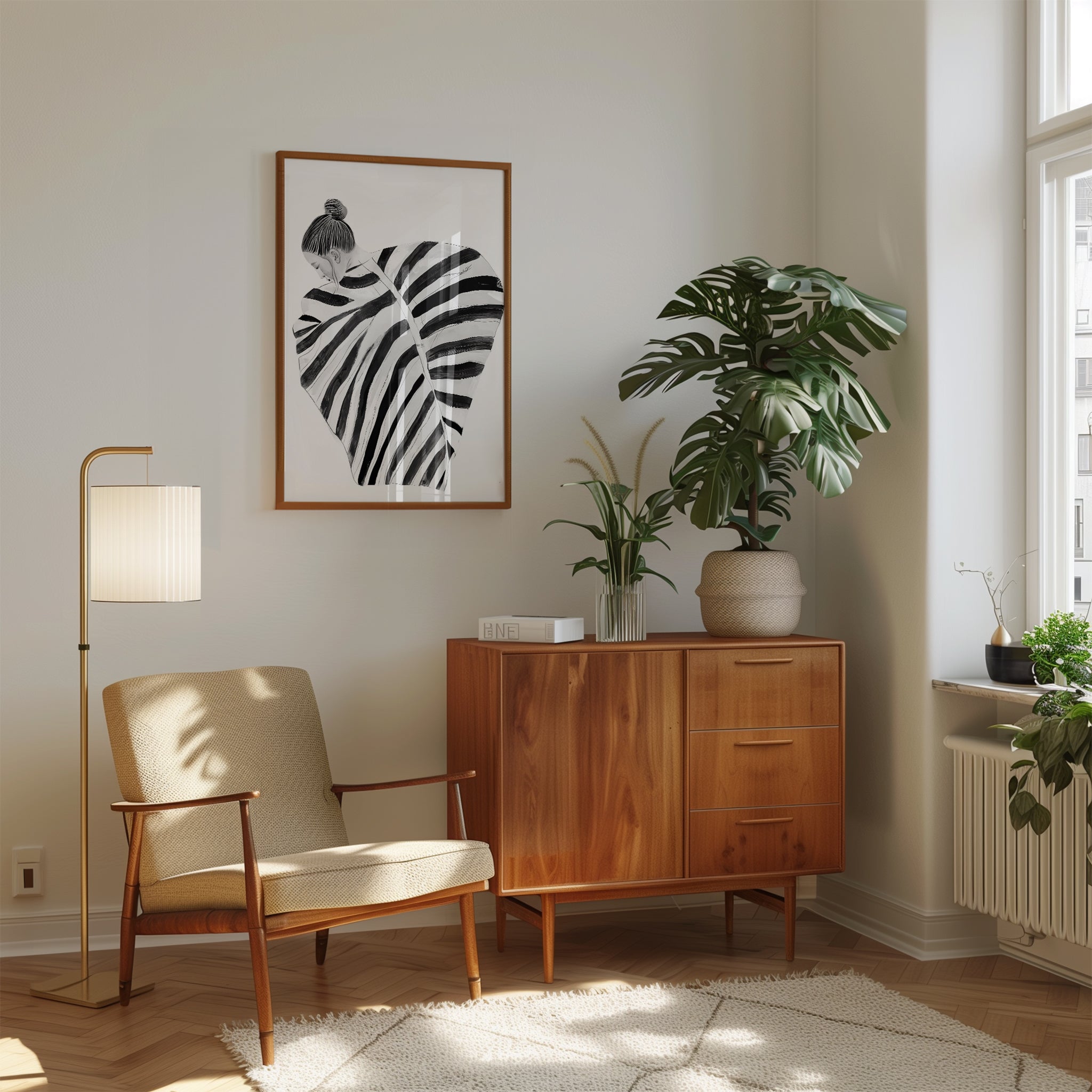 Fashion Illustration Print - interior