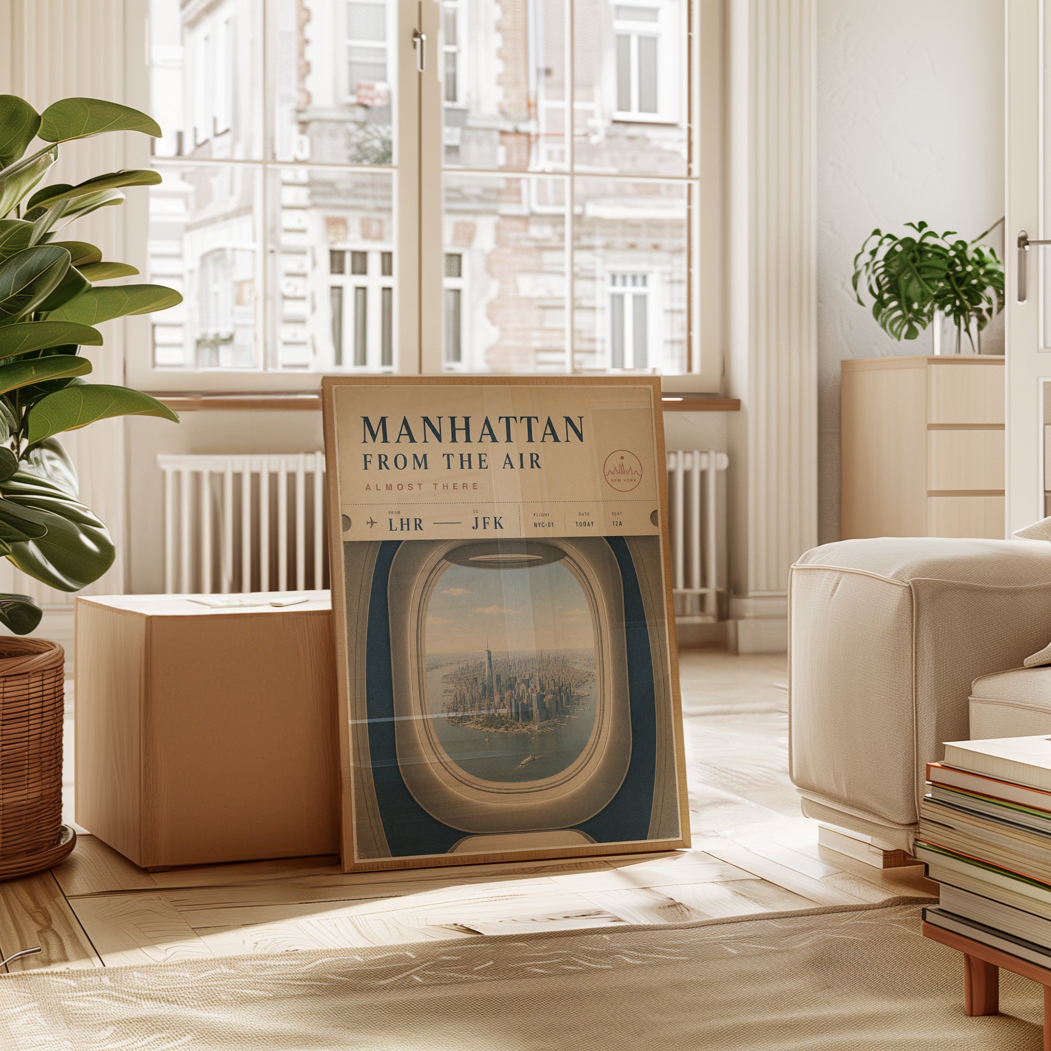 Manhattan Travel Poster - interior