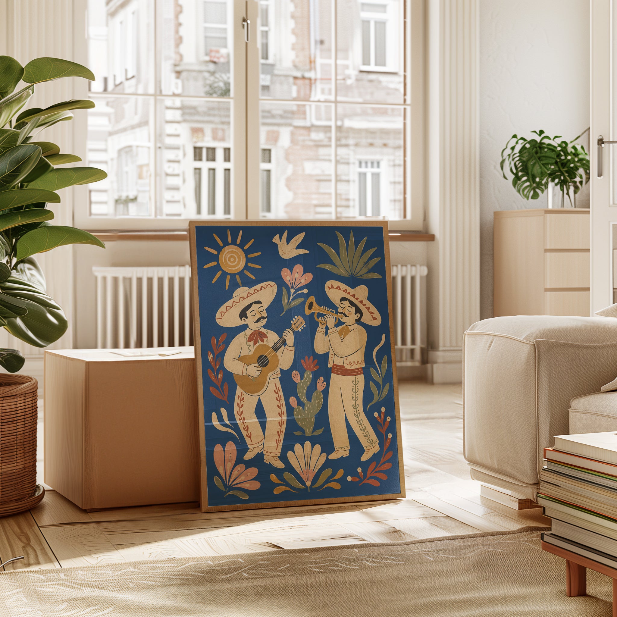 Mexican Folk Art Print - interior