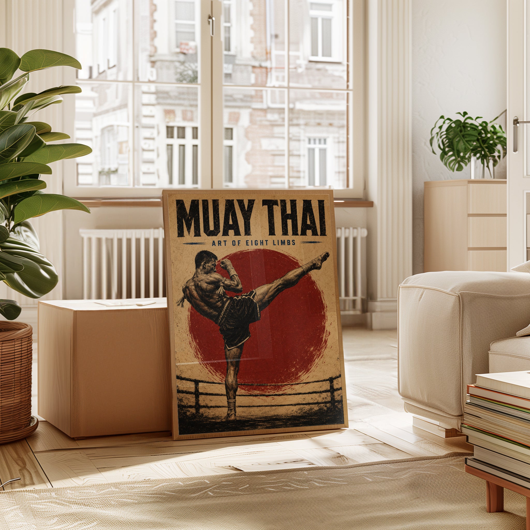 Martial Arts Wall Art – Muay Thai Poster - interior