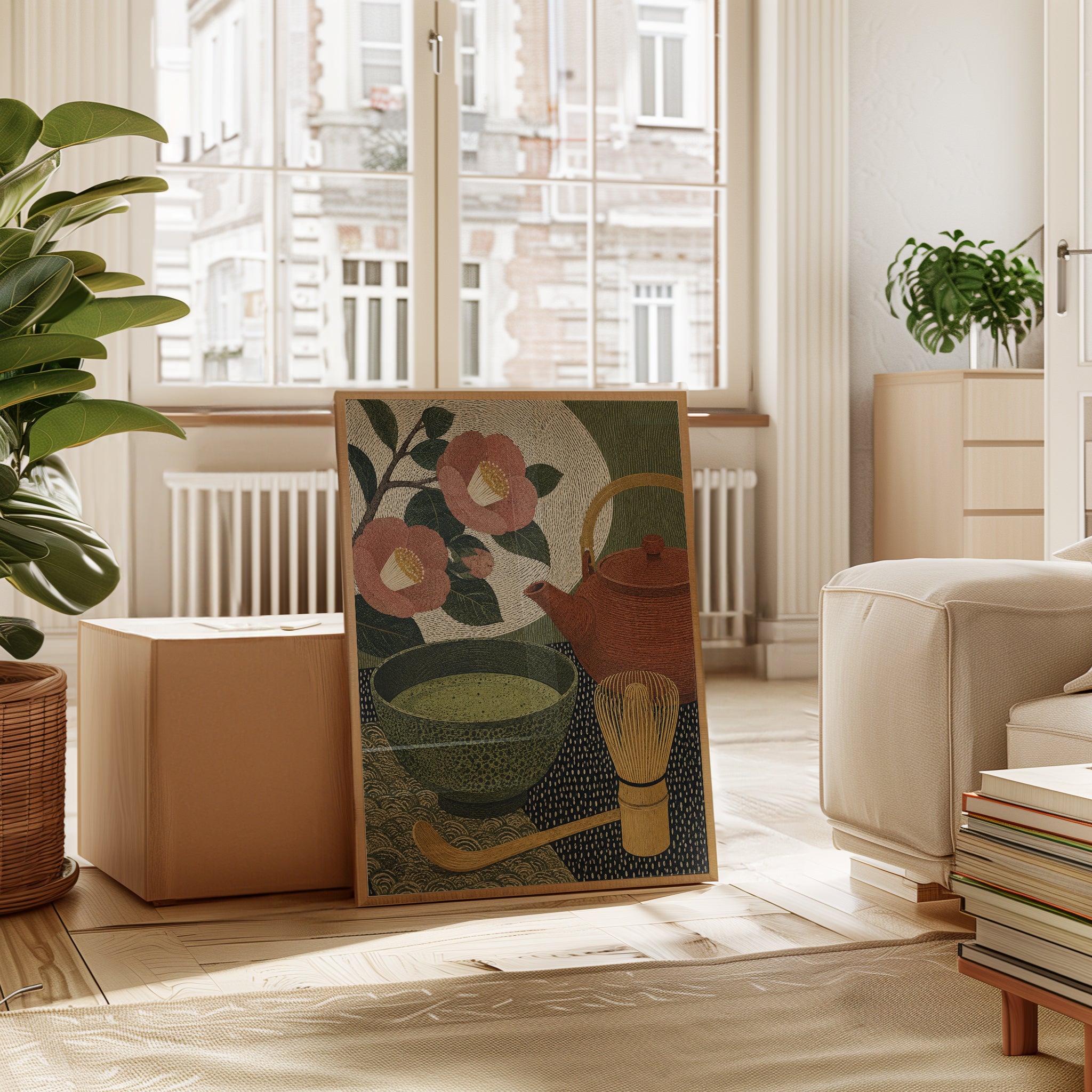 Japanese Tea Ceremony Art – Matcha Print - interior