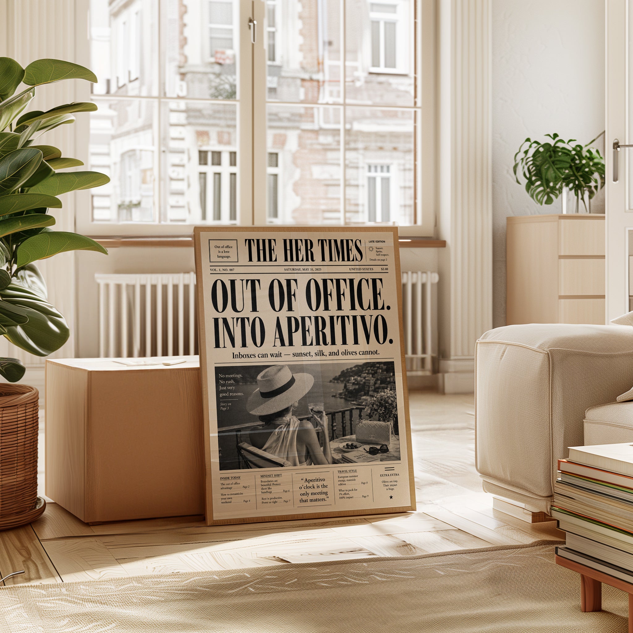 Wall Art Print: Italian Aperitivo Theme - interior