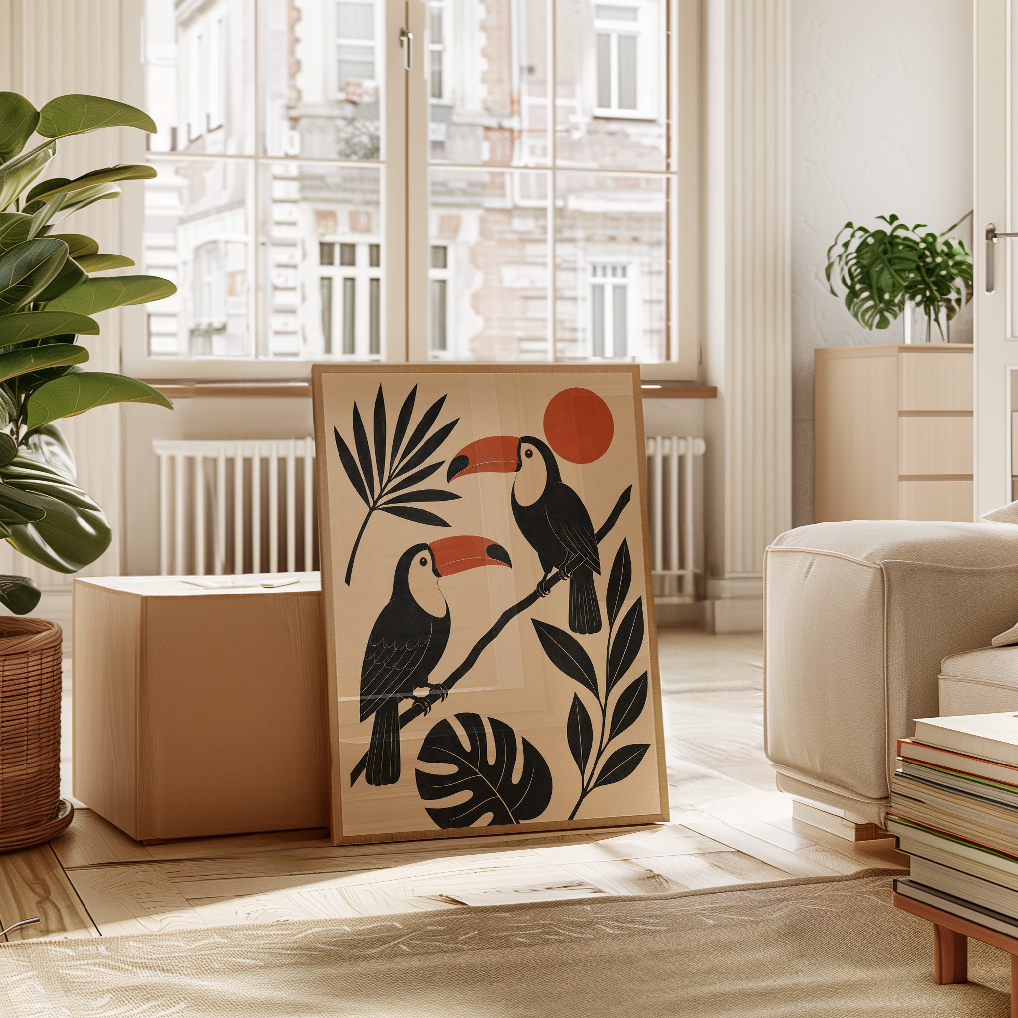 Toucan Wall Art – Tropical Bird Print - interior