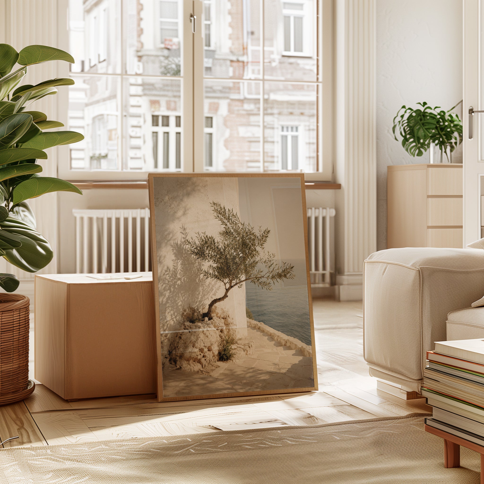 Mediterranean Olive Tree Print - interior