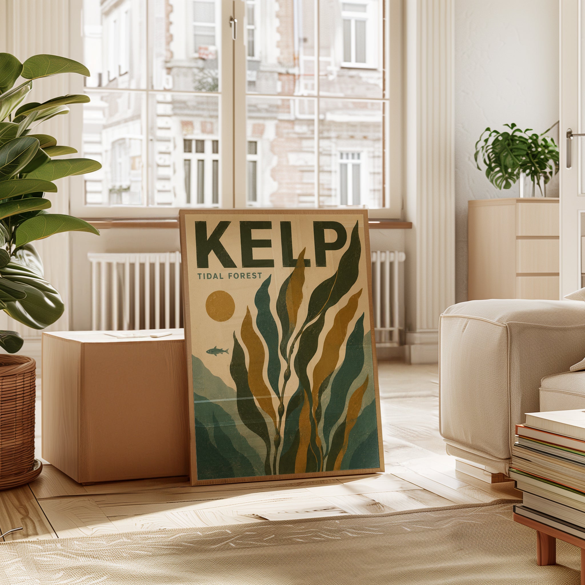 Kelp Forest Poster – Ocean Wall Art - interior