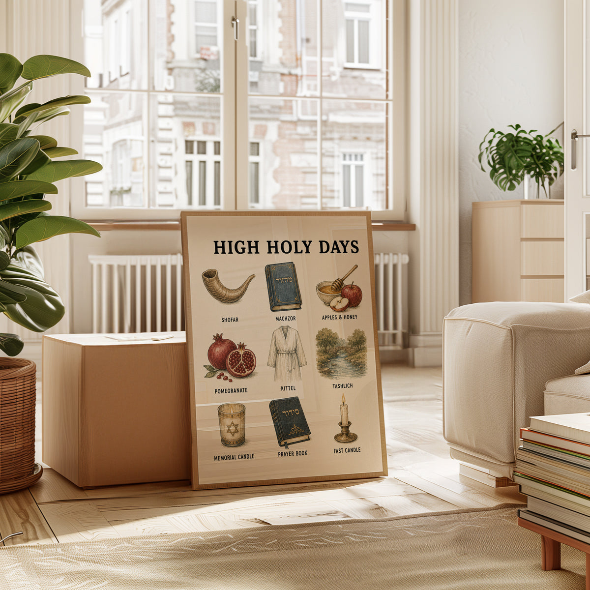 Jewish High Holy Days Print - interior