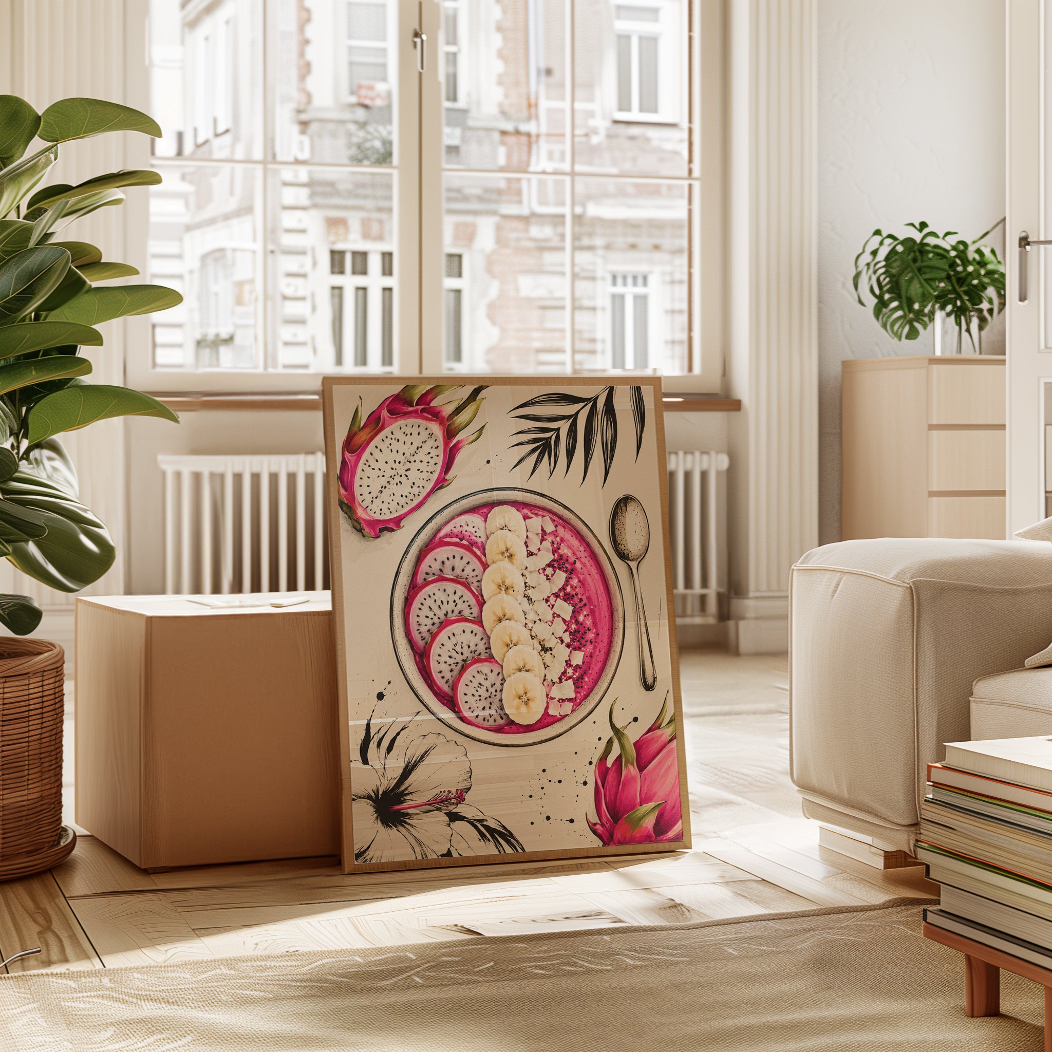 Dragon Fruit Wall Art - interior
