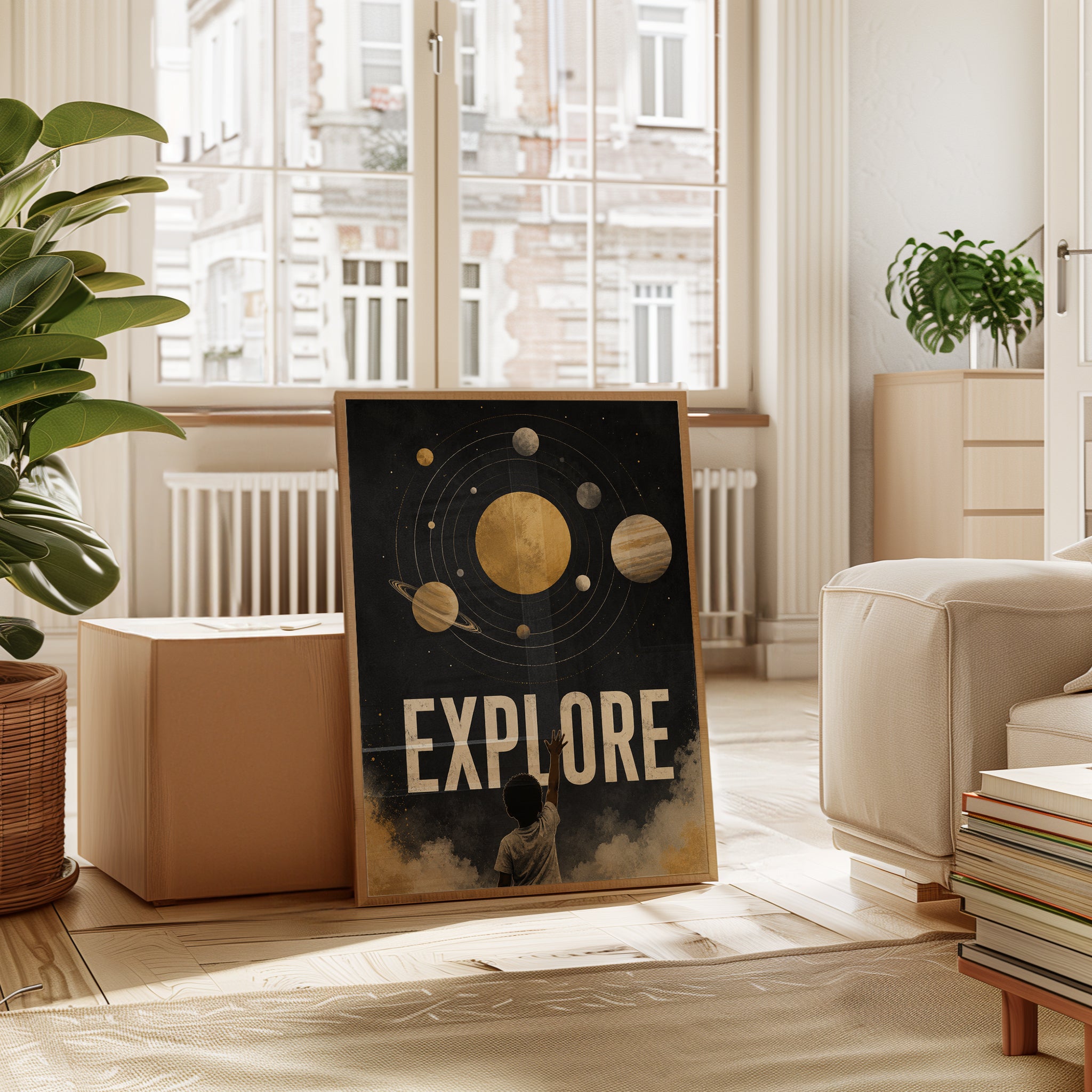 Solar System Wall Art – Space Poster - interior