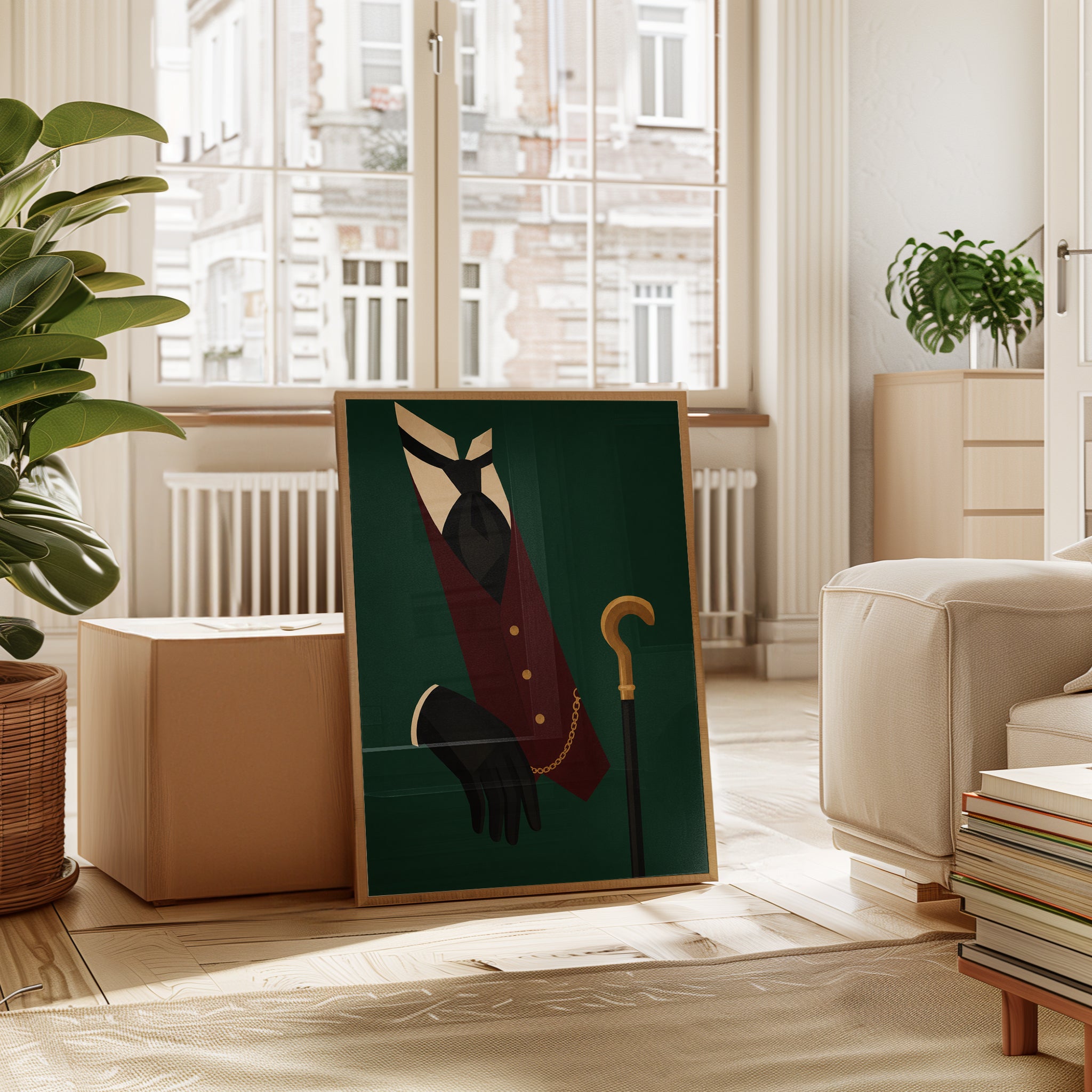 Gentleman Wall Art – Vintage Fashion Print - interior