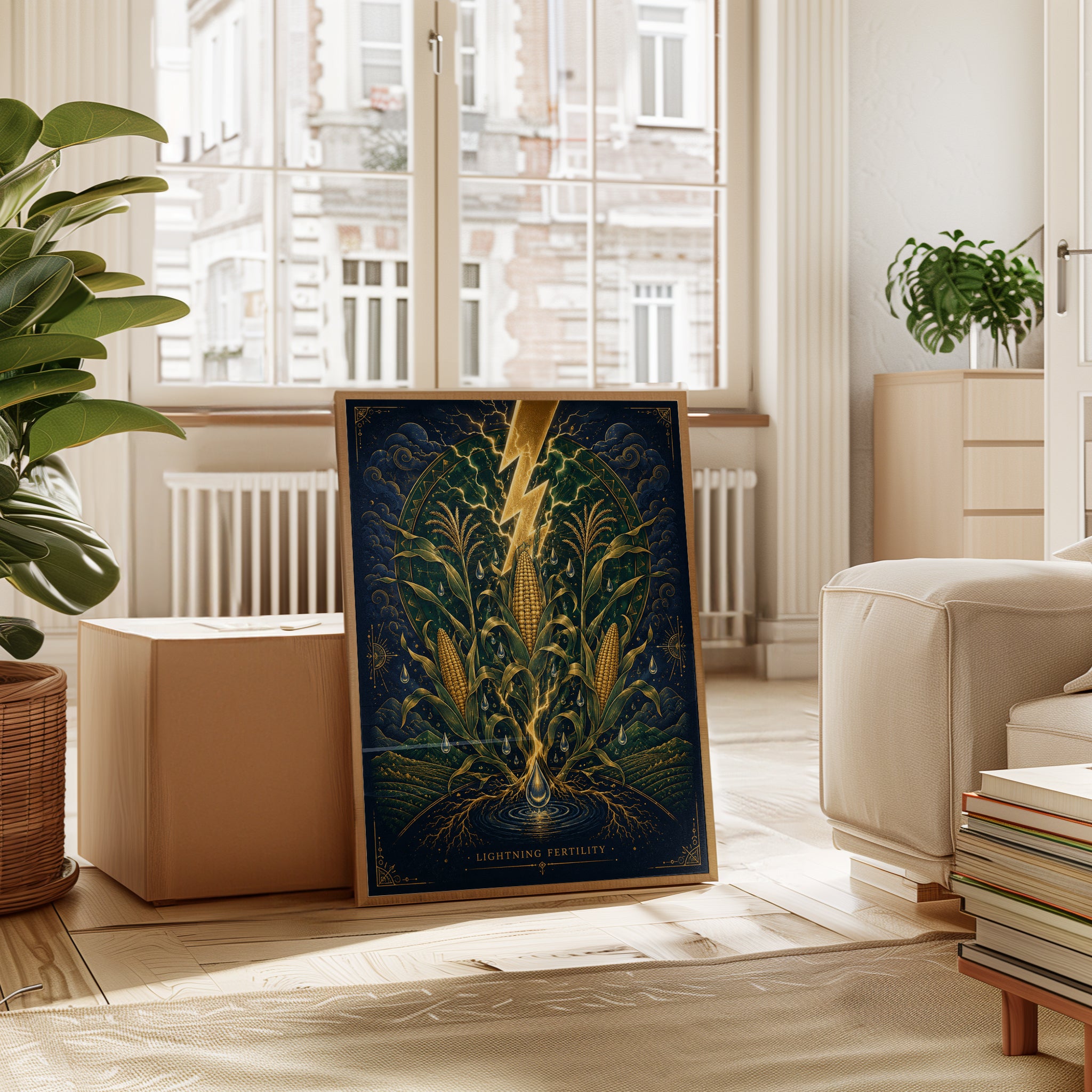 Art Nouveau Poster - interior