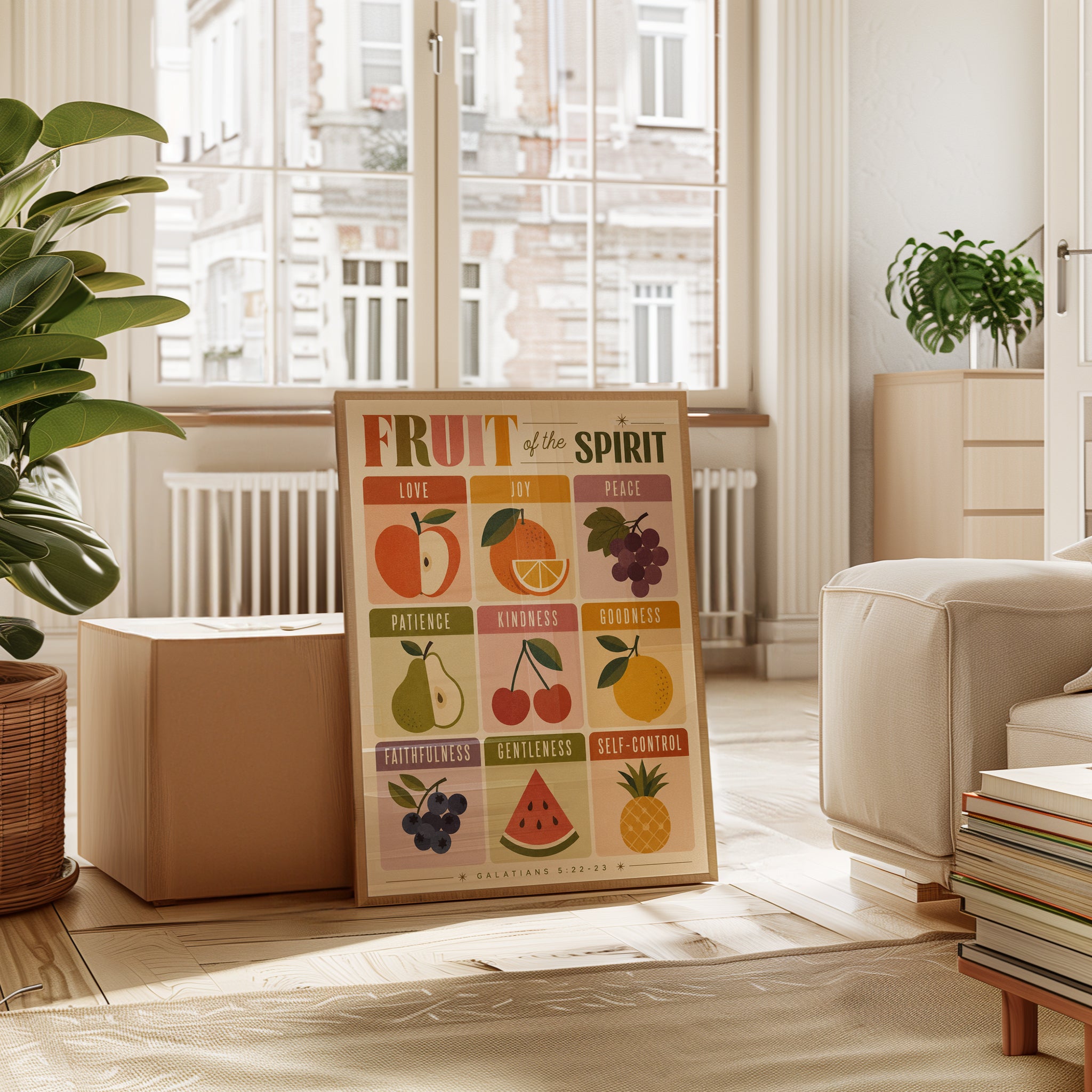 Christian Wall Art: Fruit of the Spirit - interior