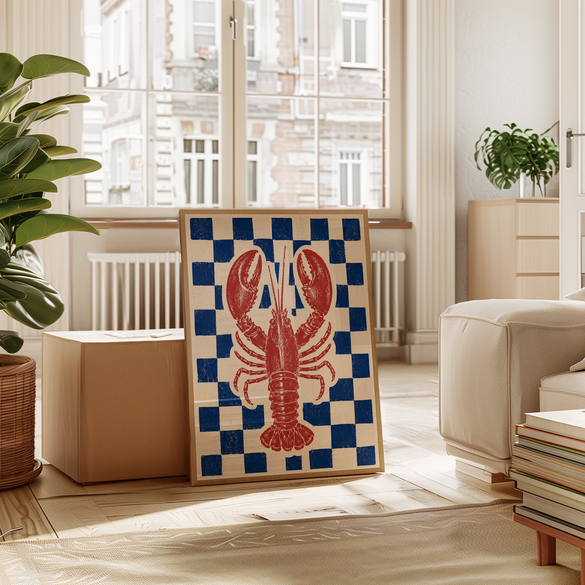 Lobster Wall Art – Nautical Kitchen Decor - interior