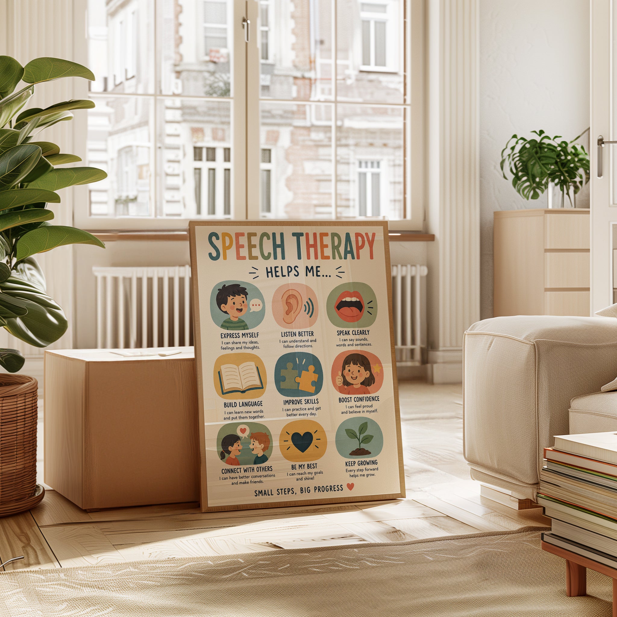 Speech Therapy Poster - interior