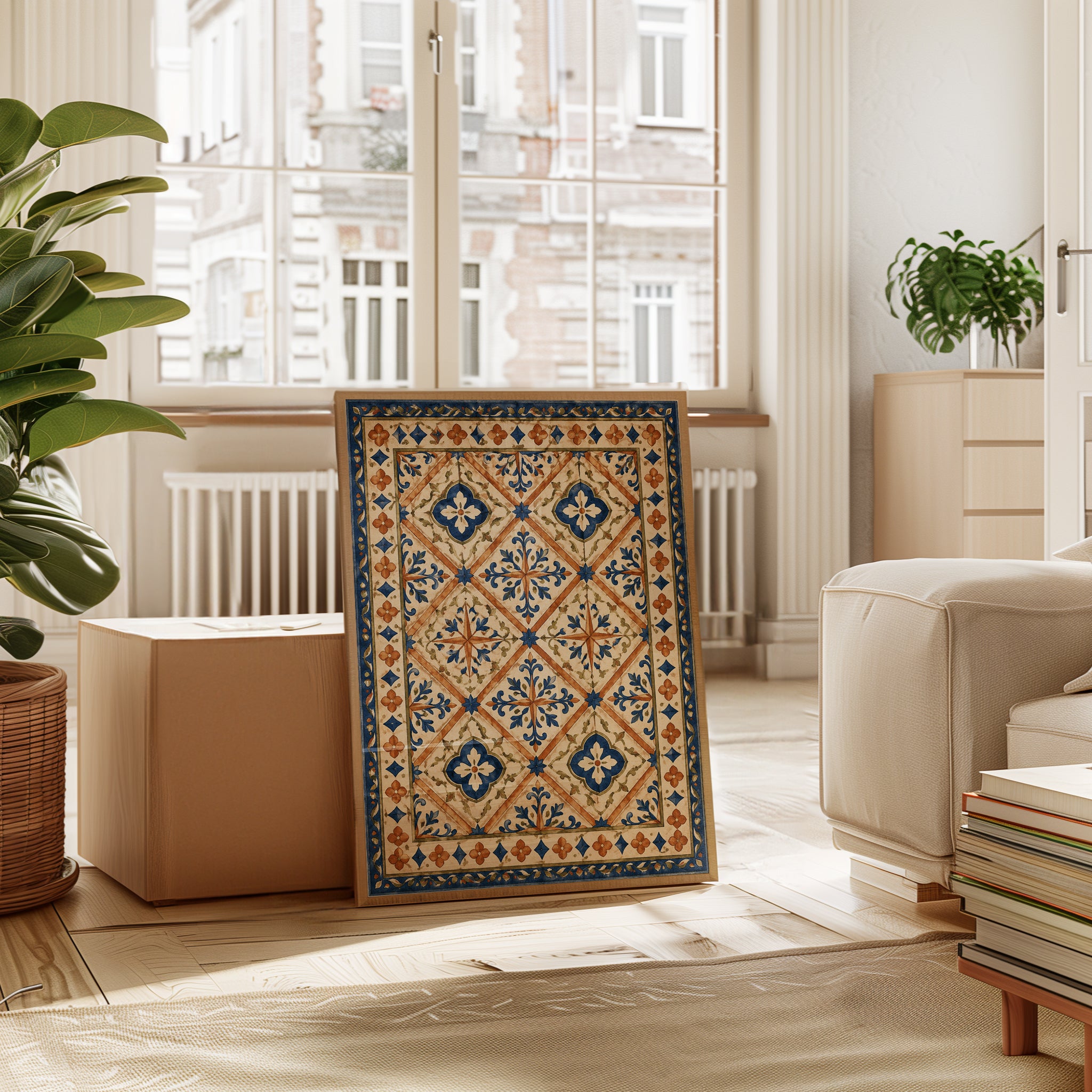 Moroccan Tile Wall Art - interior